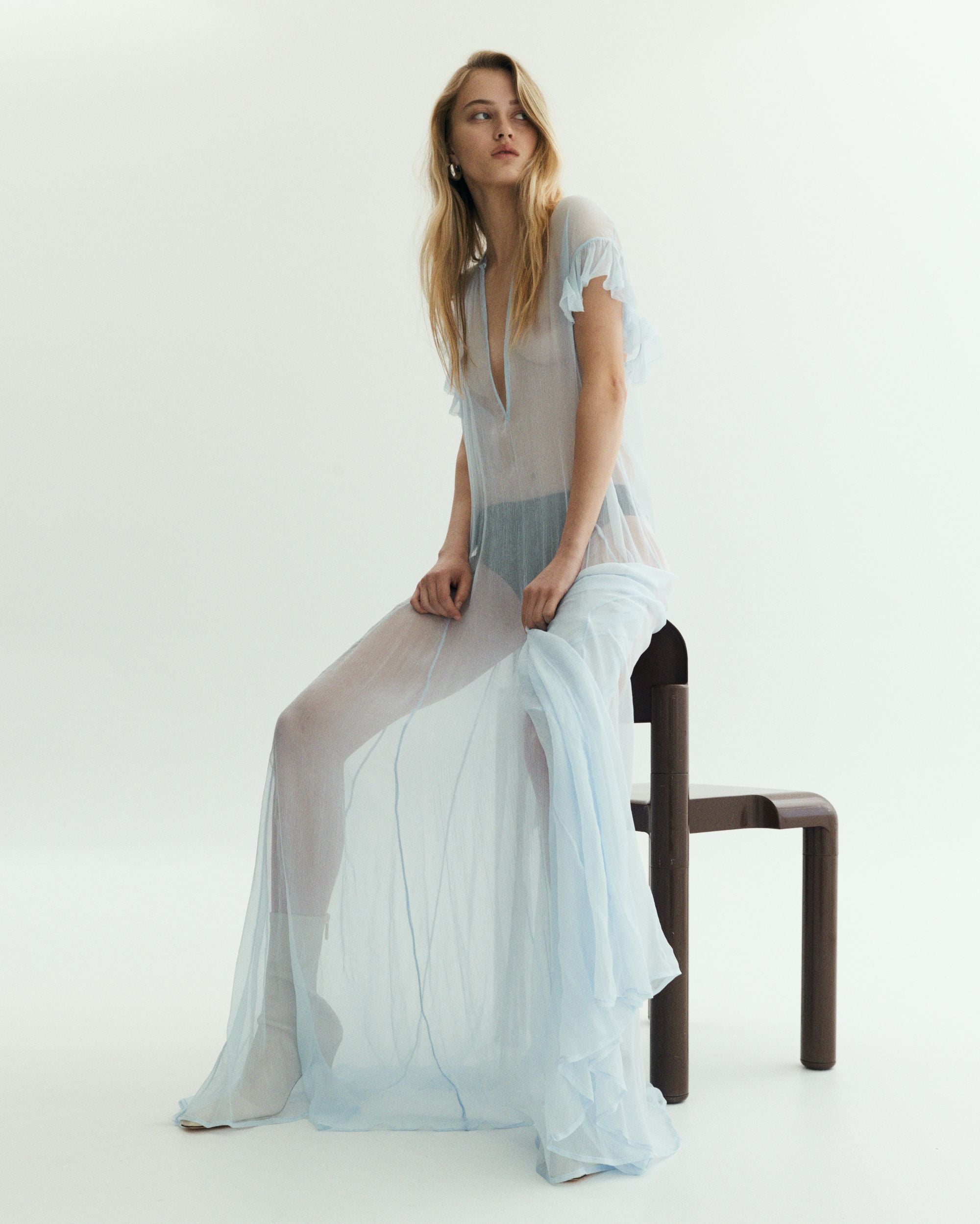 Varese Sleeveless Ruffle Dress