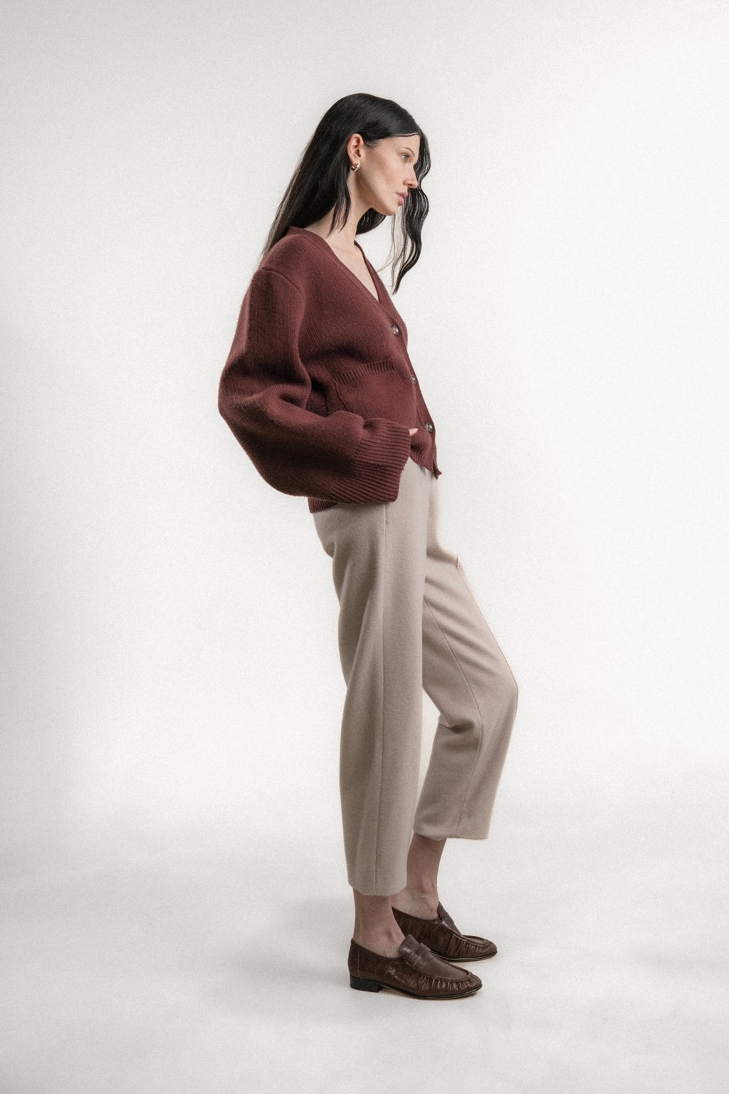 Oslo Cardigan Brown