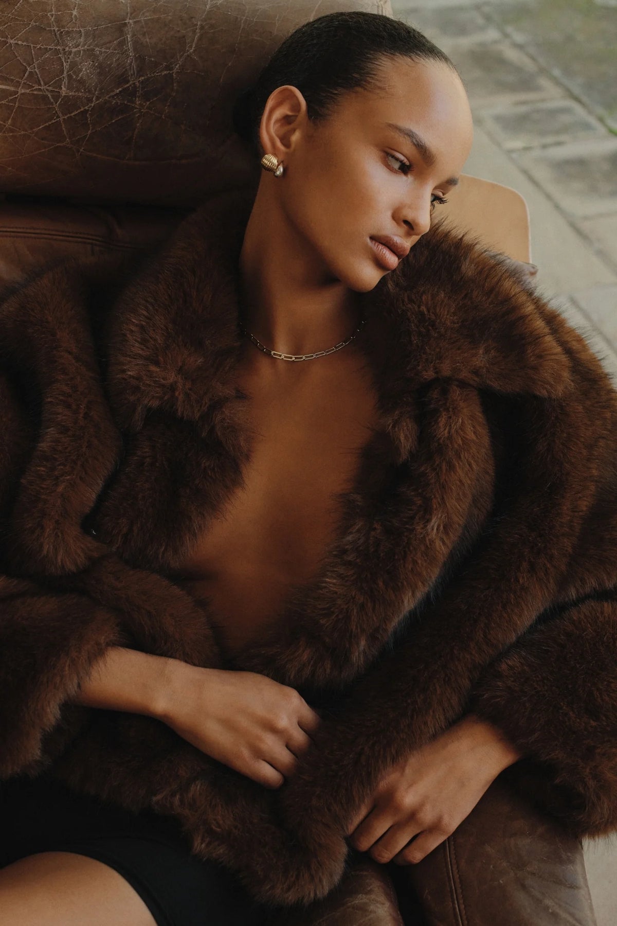 Frankie Faux Fur Jacket