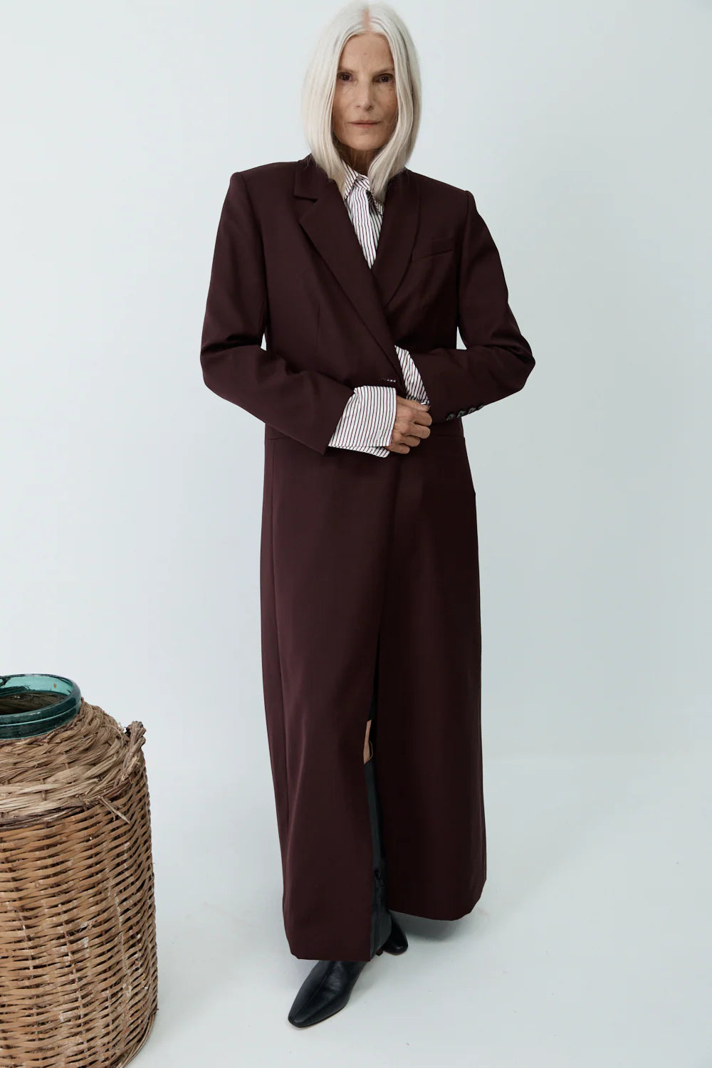 Allora Overcoat Plum