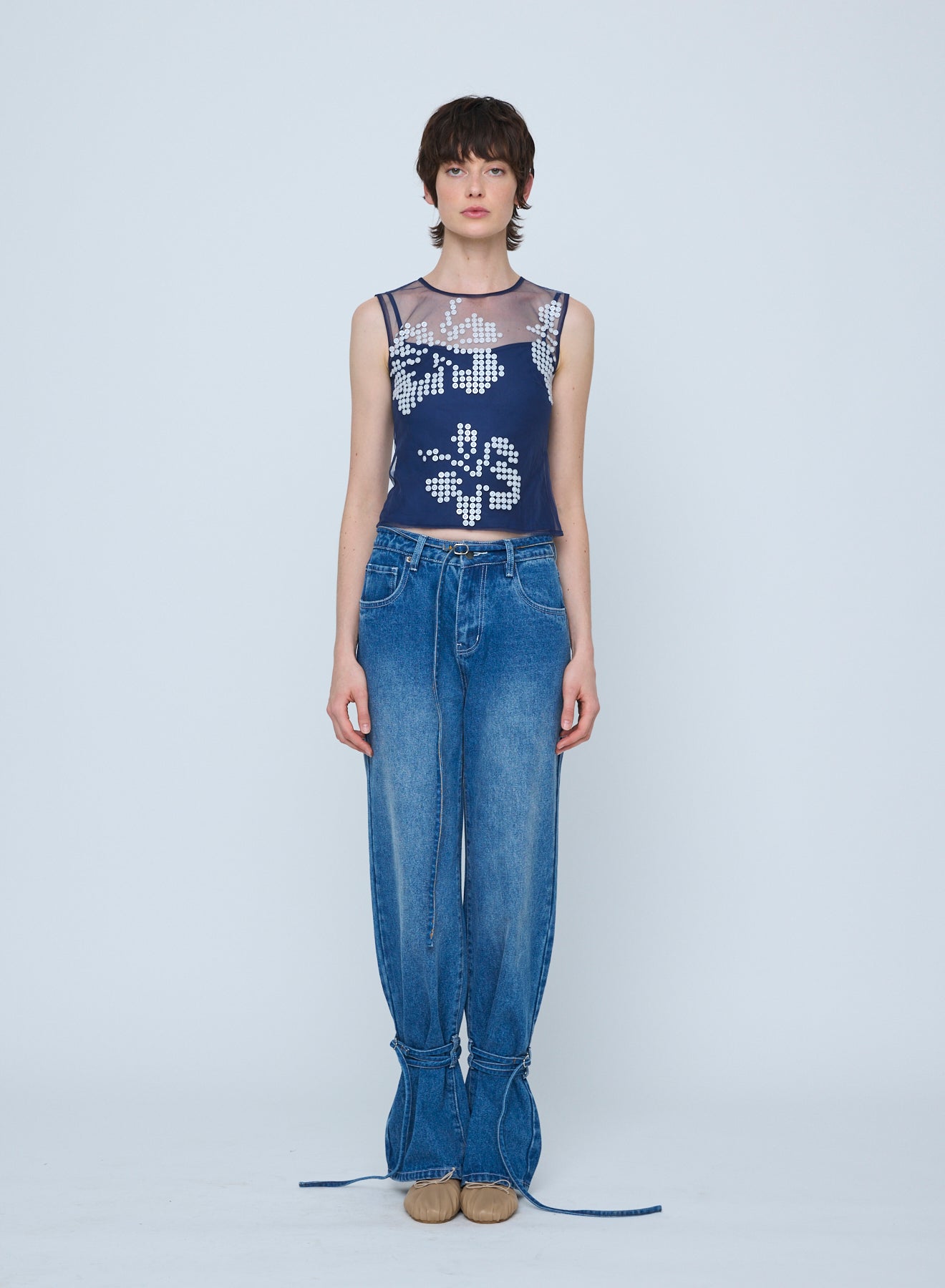 【関税込み】WYNN HAMLYN バーガンディ Laundry ミニワンピース 定番】ニットNEWレースドッキングワンピース - ワンコ服KALINA