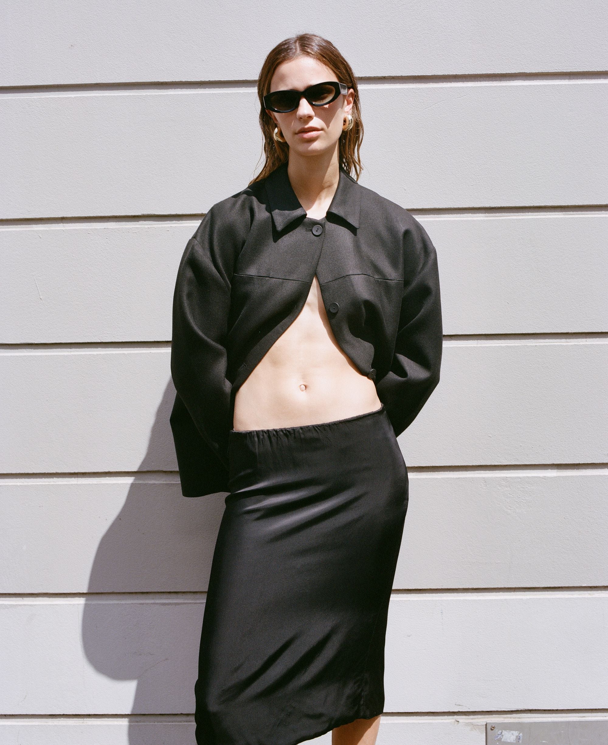 Split Skirt Black