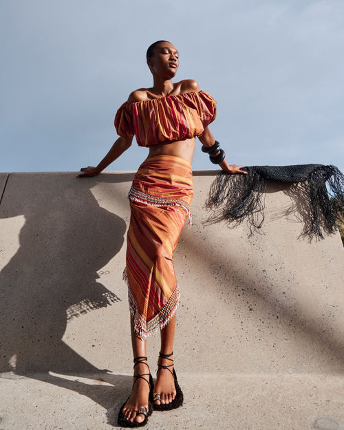 Aegis Thebes Stripe Skirt