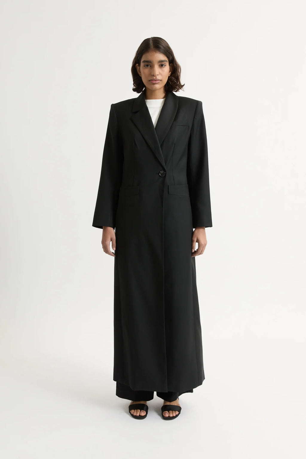 Allora Overcoat Black