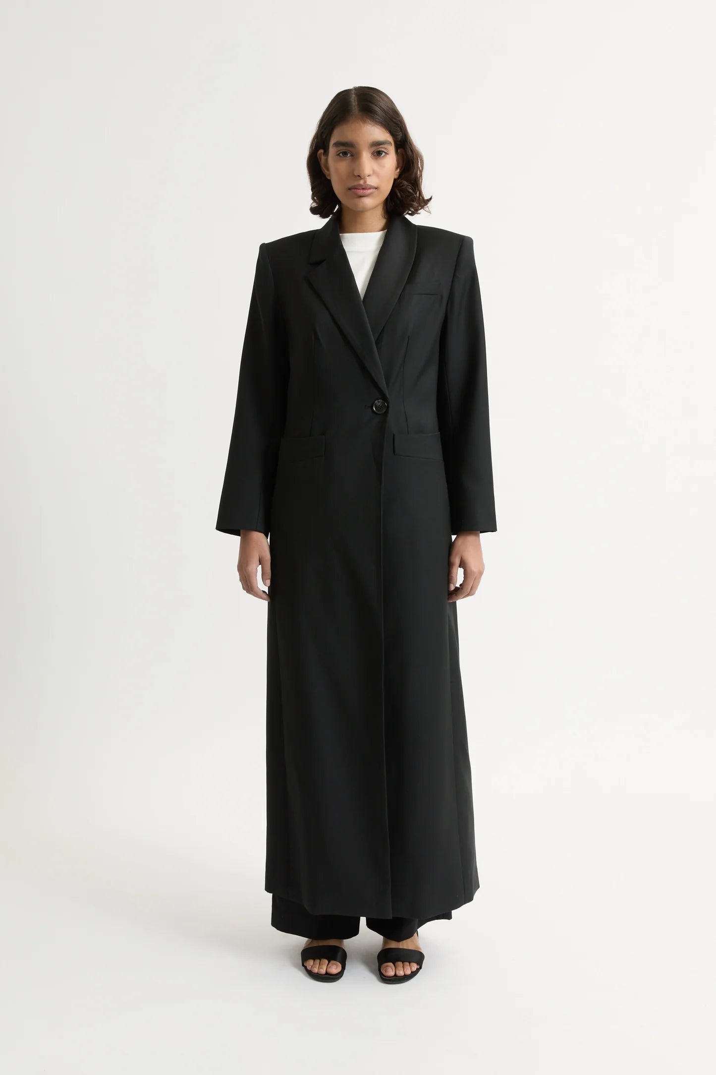Allora Overcoat Black