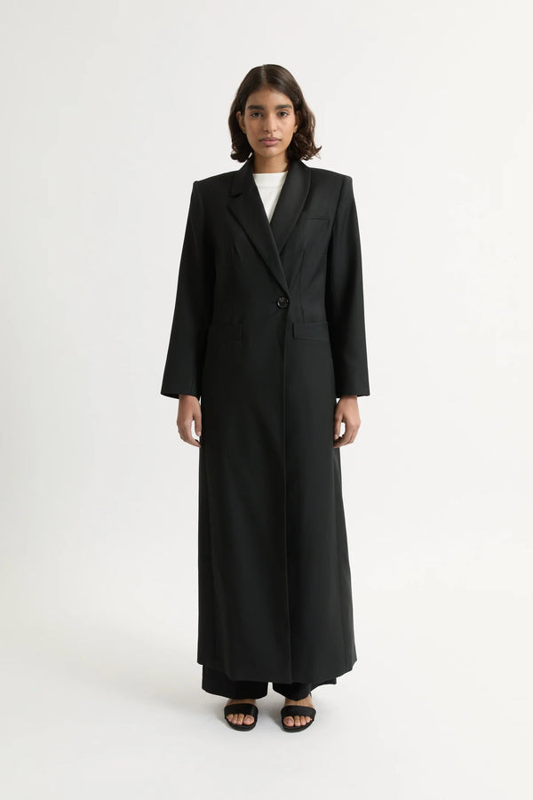 Allora Overcoat Black