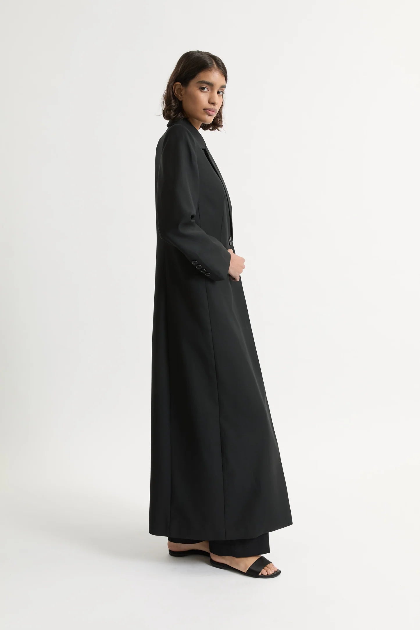 Allora Overcoat Black