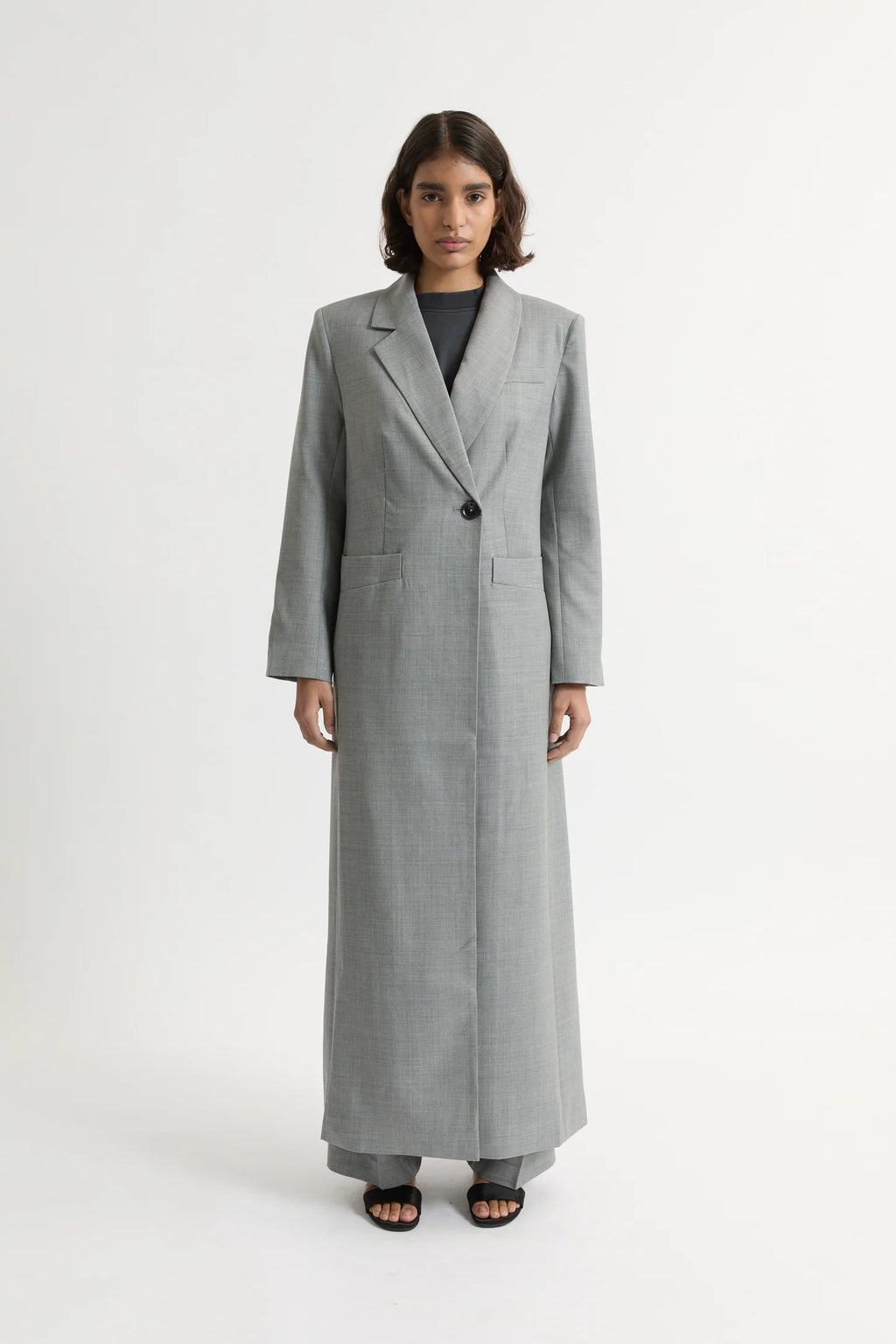 Allora Overcoat Gray