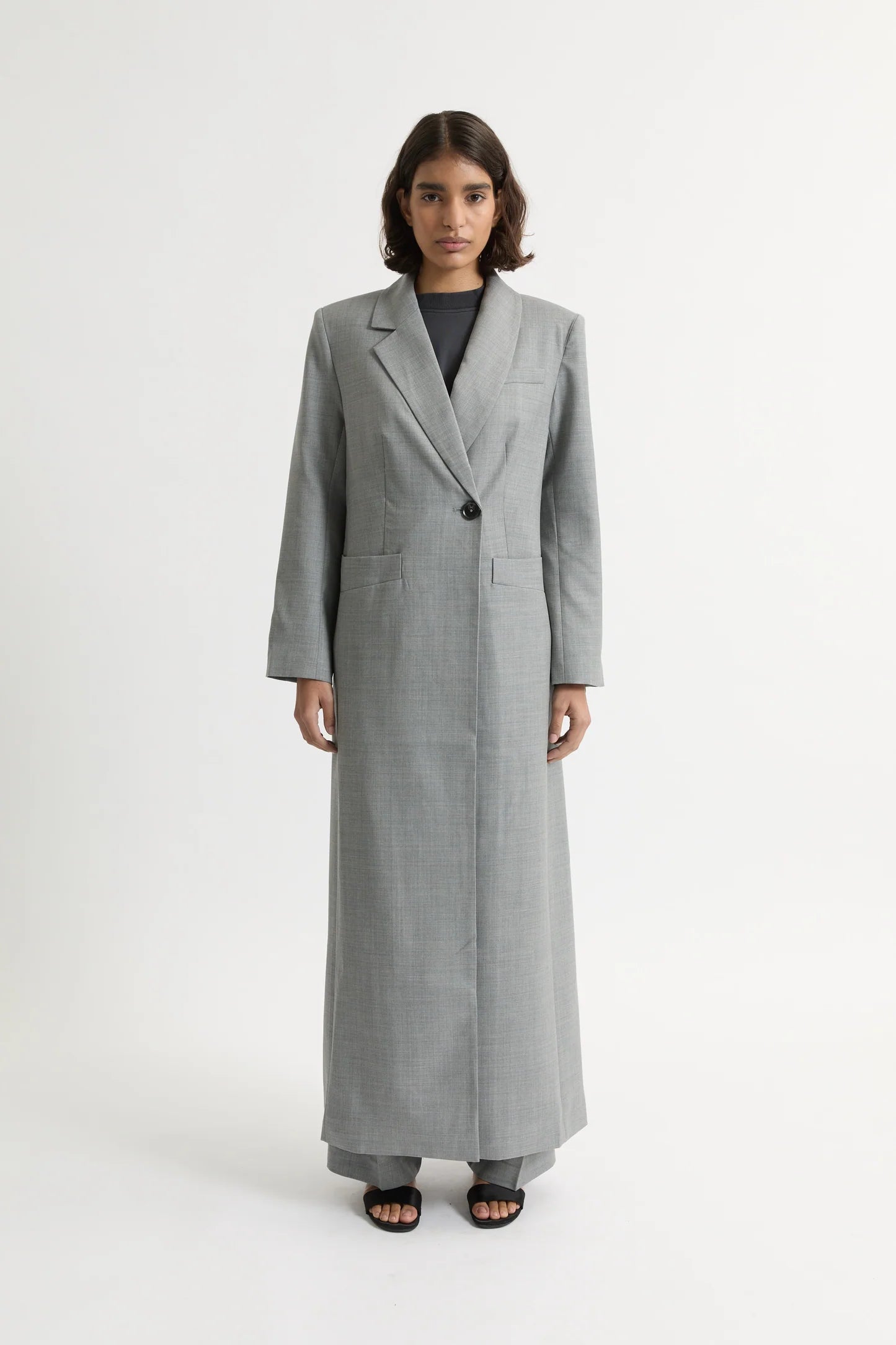 Allora Overcoat Gray