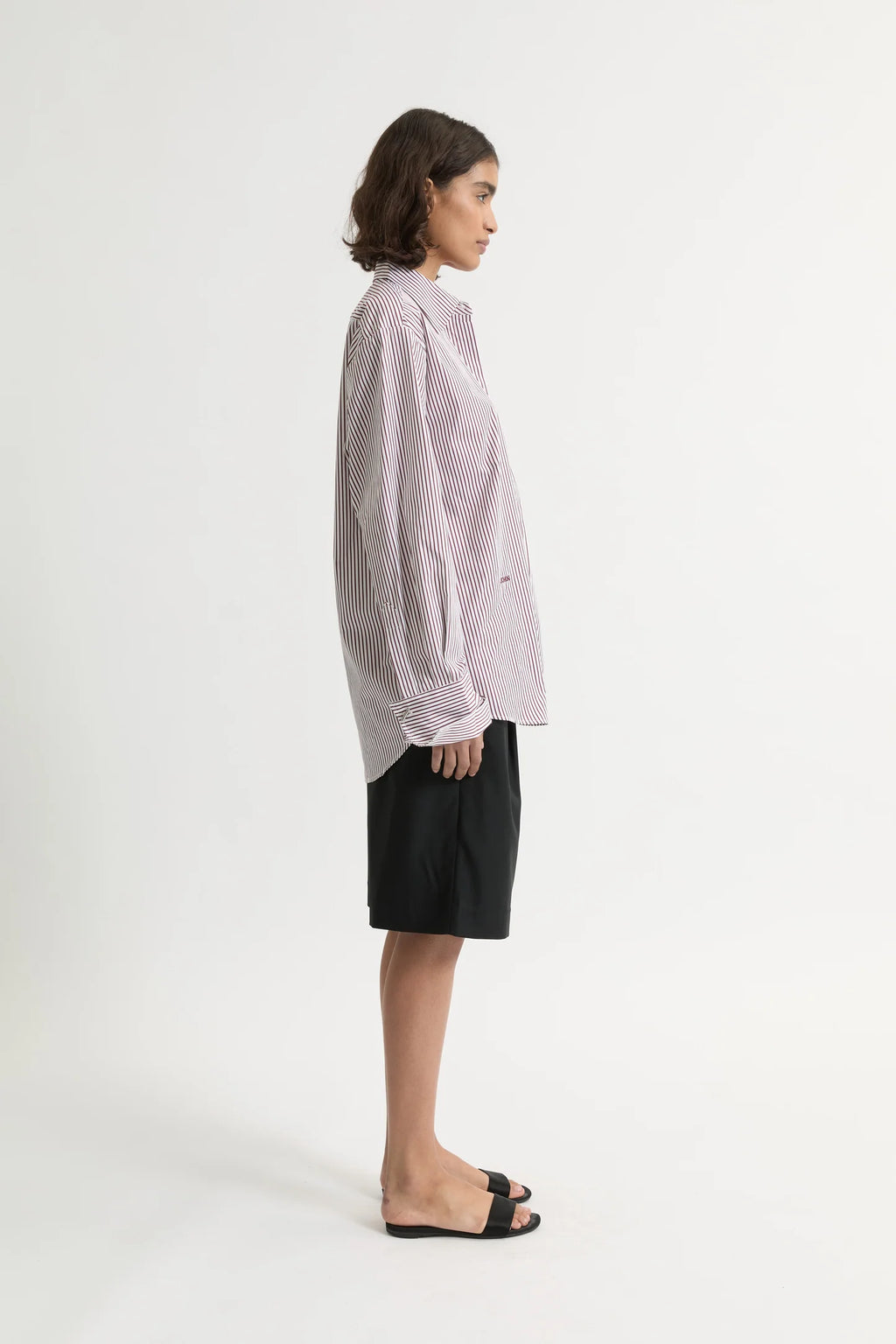 Lowell Shirt Plum Stripe