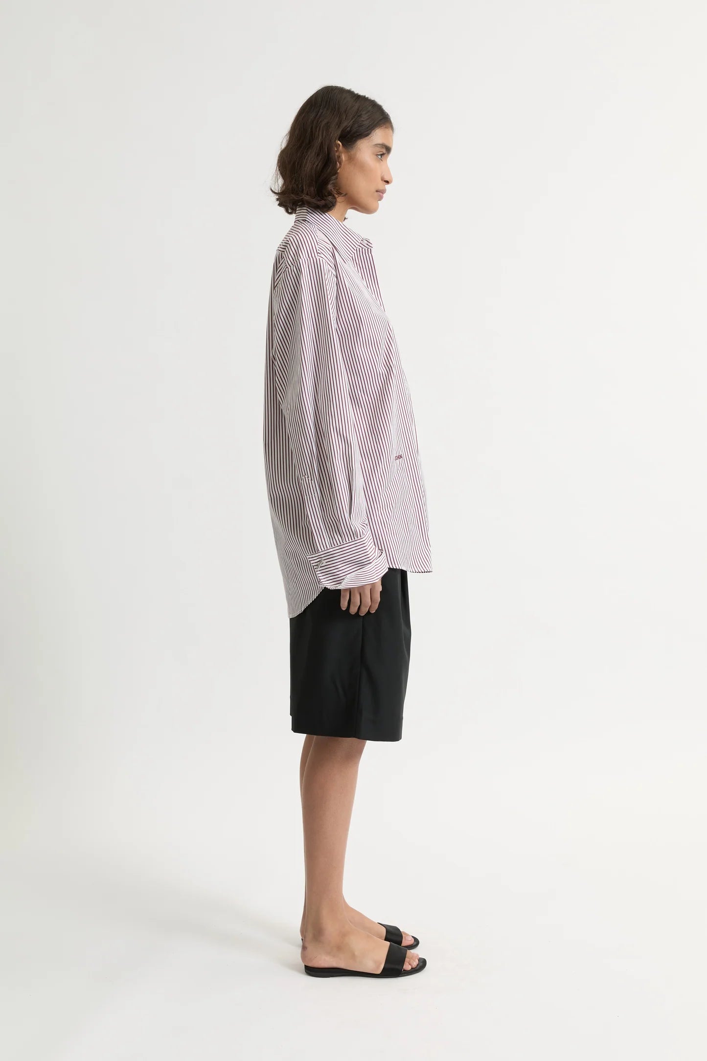 Lowell Shirt Plum Stripe