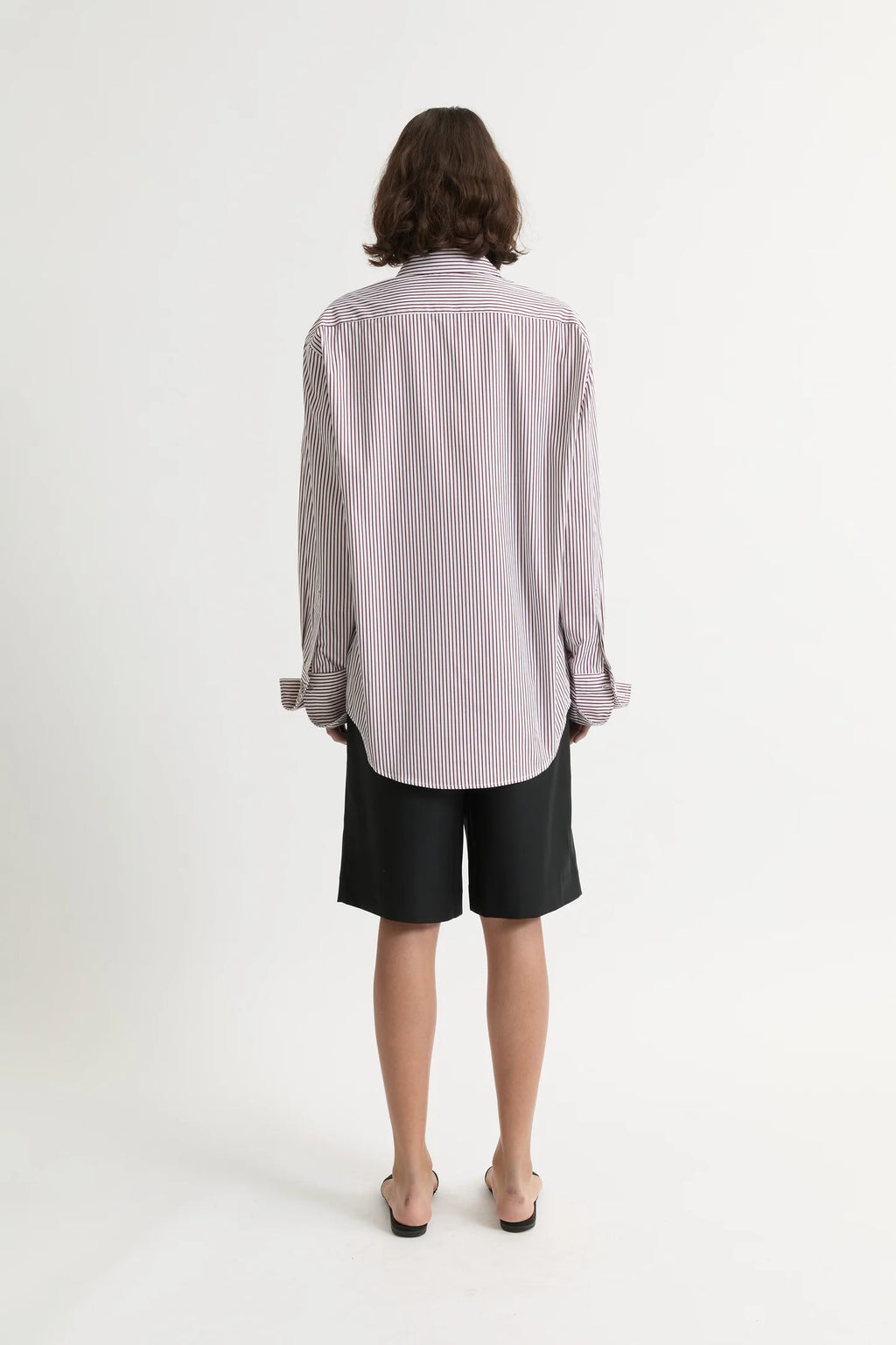Lowell Shirt Plum Stripe