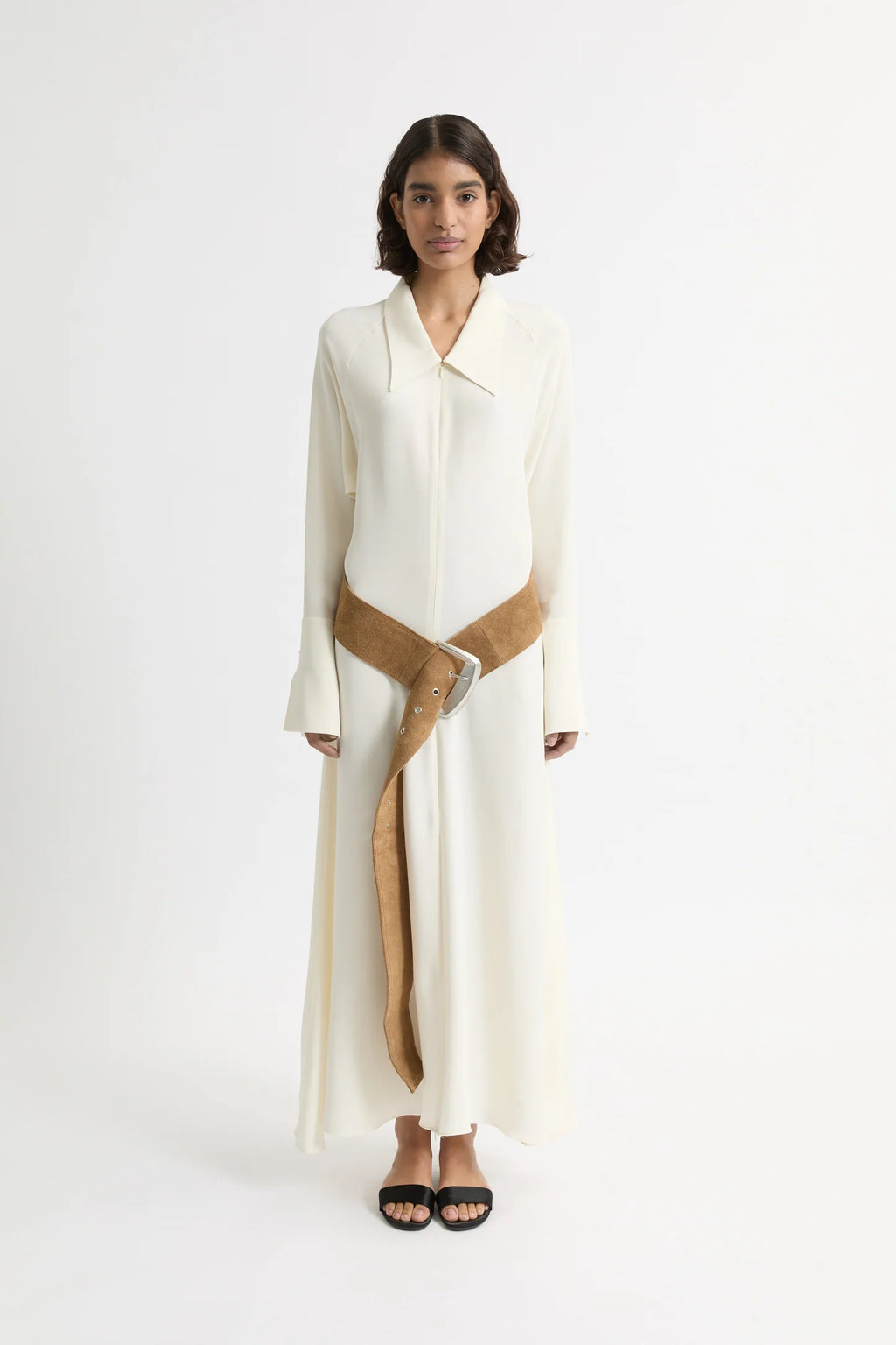Freya Belt Honey Suede