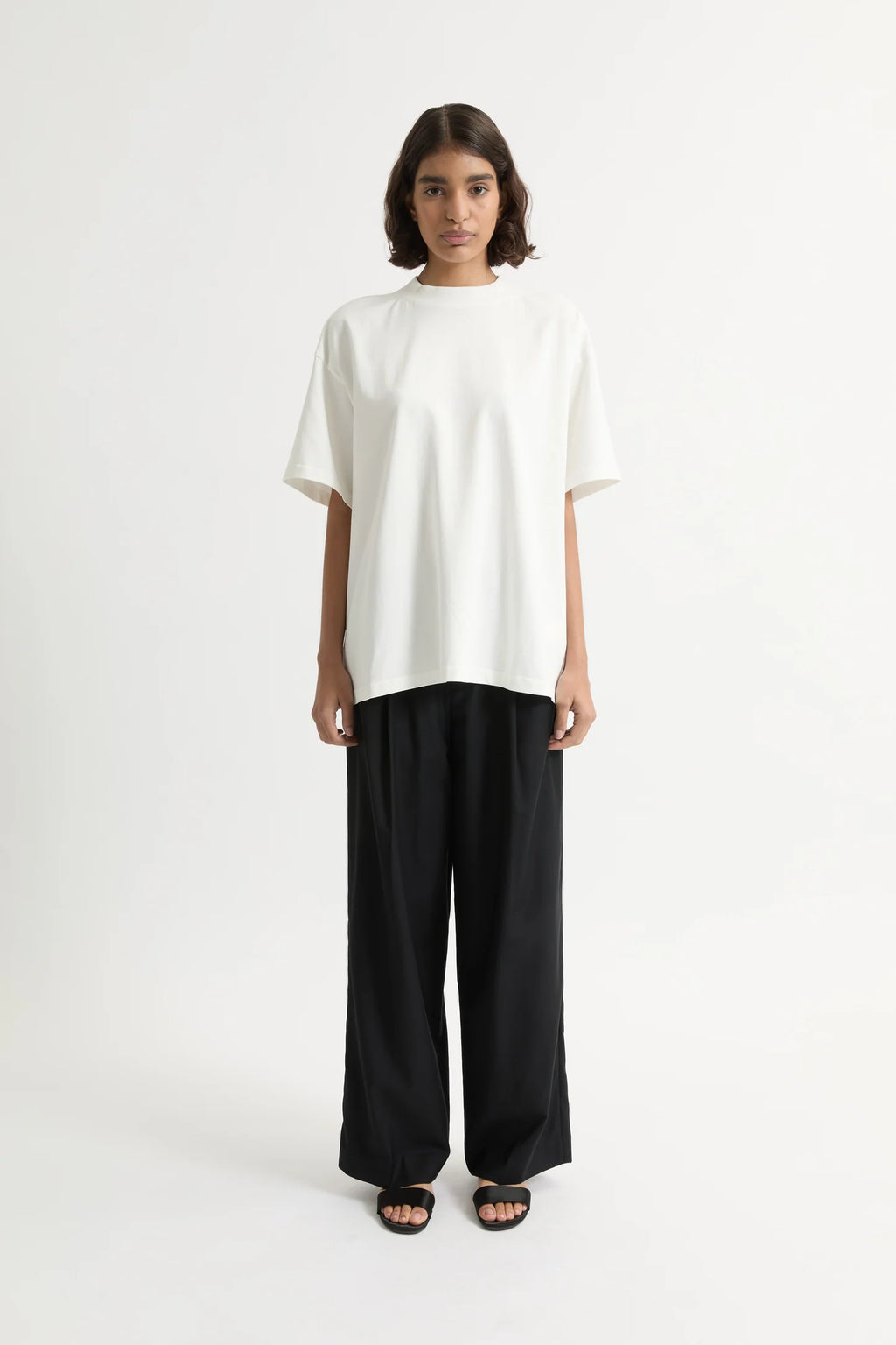 Crew Neck Tee Off-White