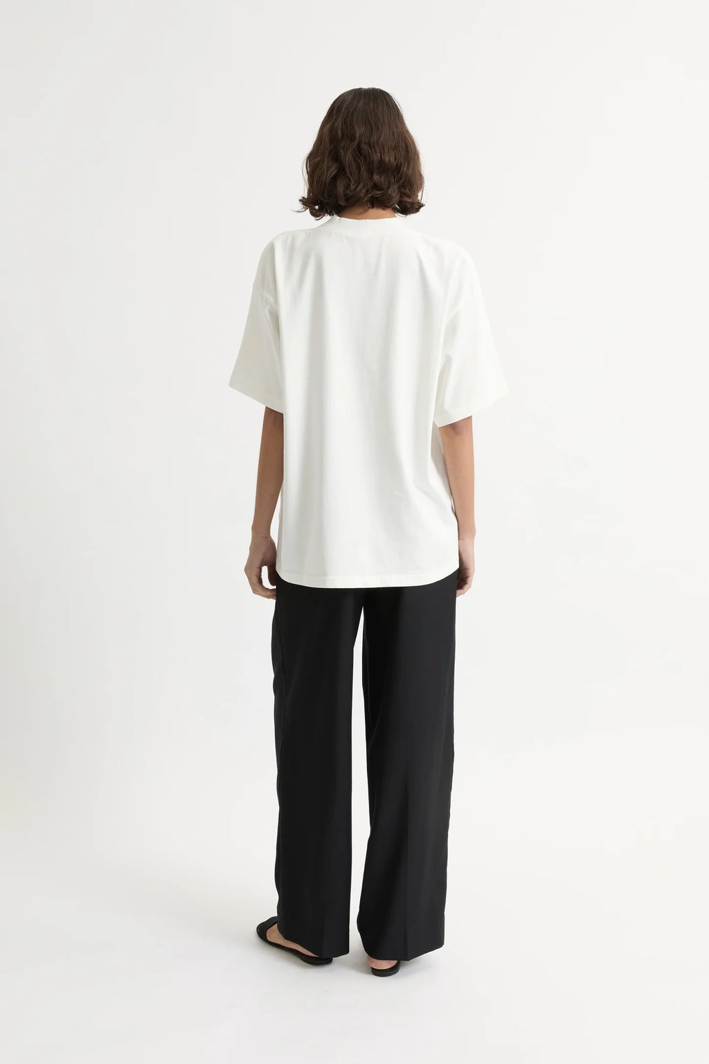 Crew Neck Tee Off-White