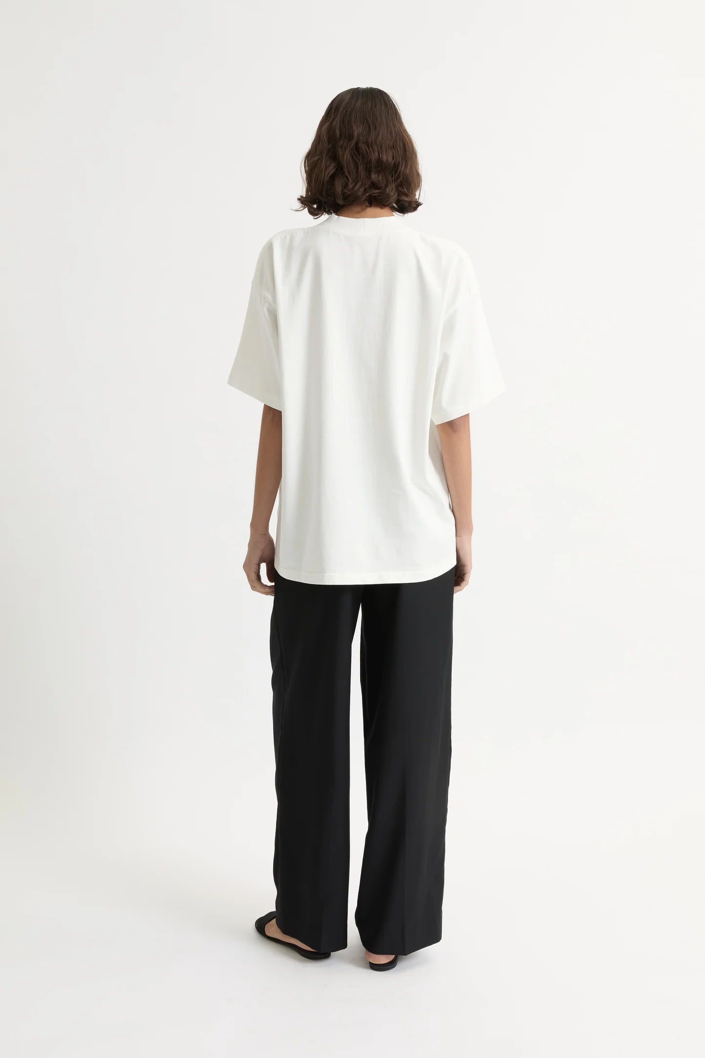 Crew Neck Tee Off-White