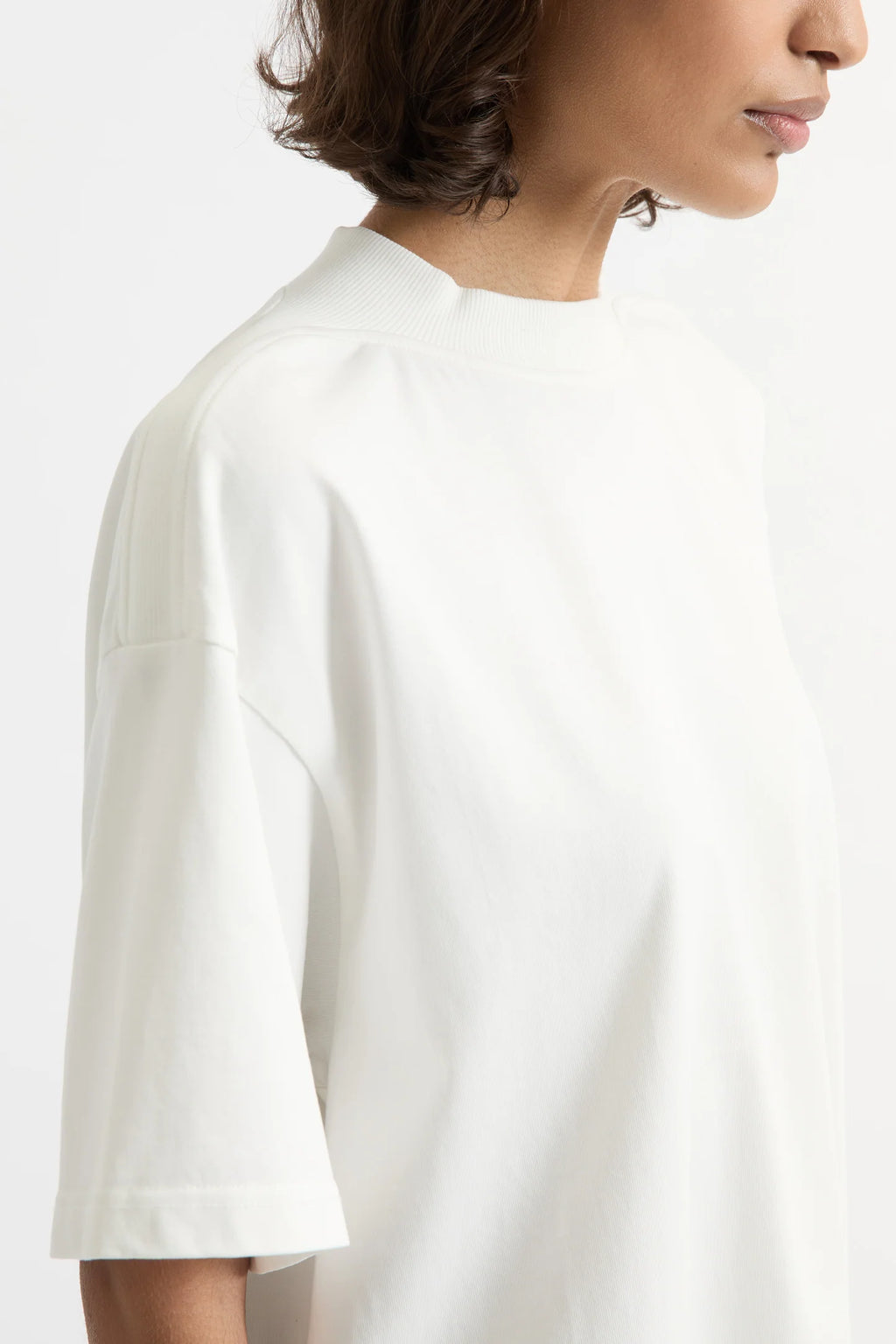 Crew Neck Tee Off-White