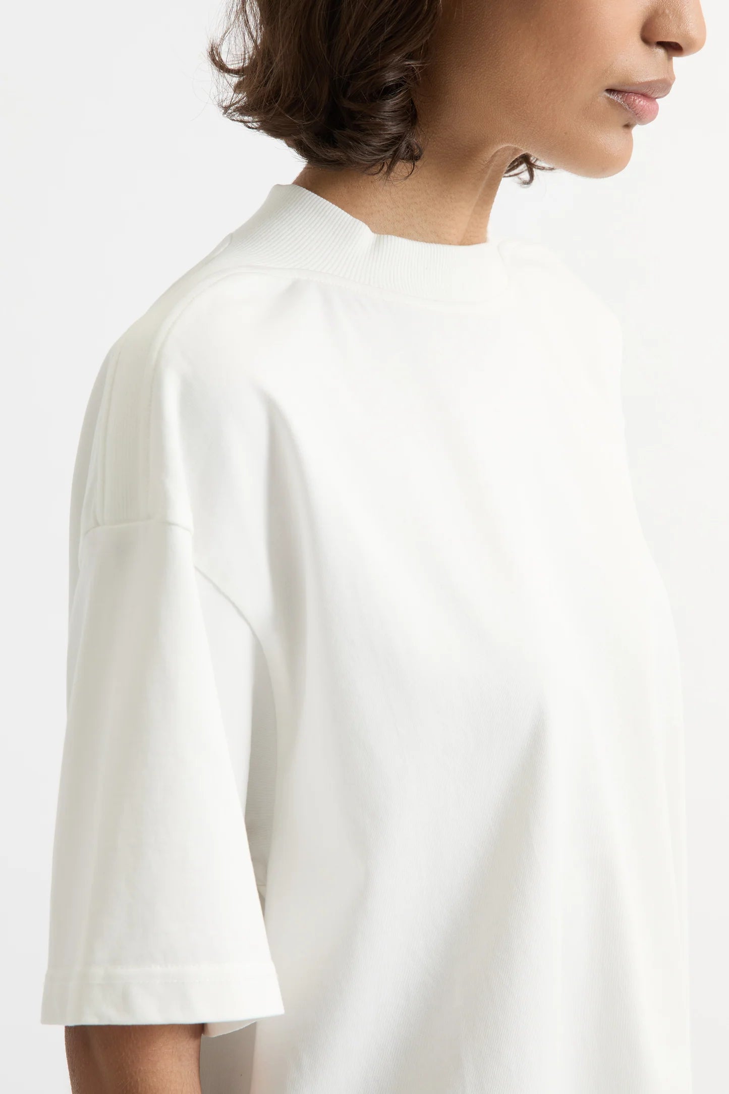 Crew Neck Tee Off-White