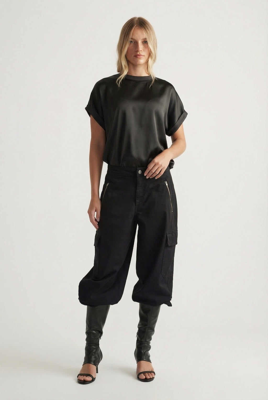 Annmaree Satin Tee