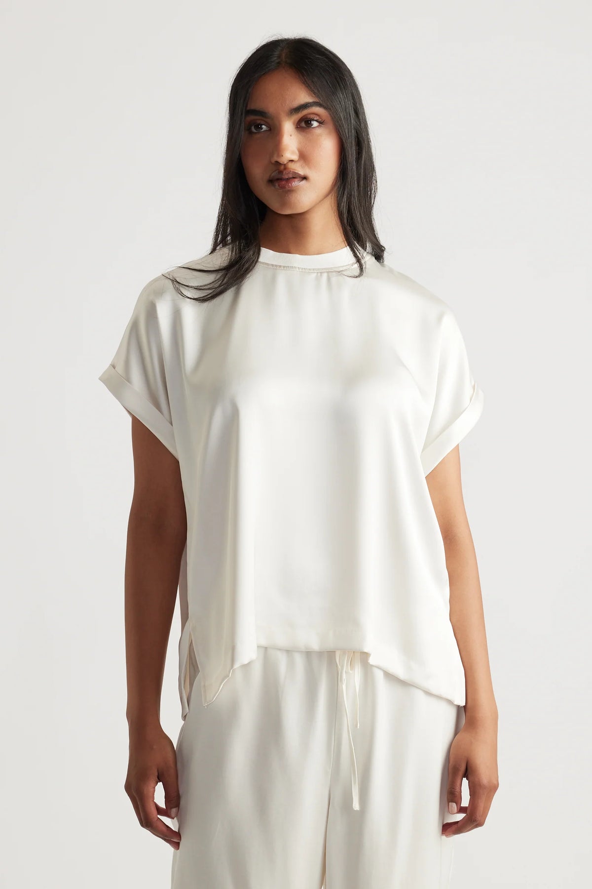 AnnMaree Satin Tee