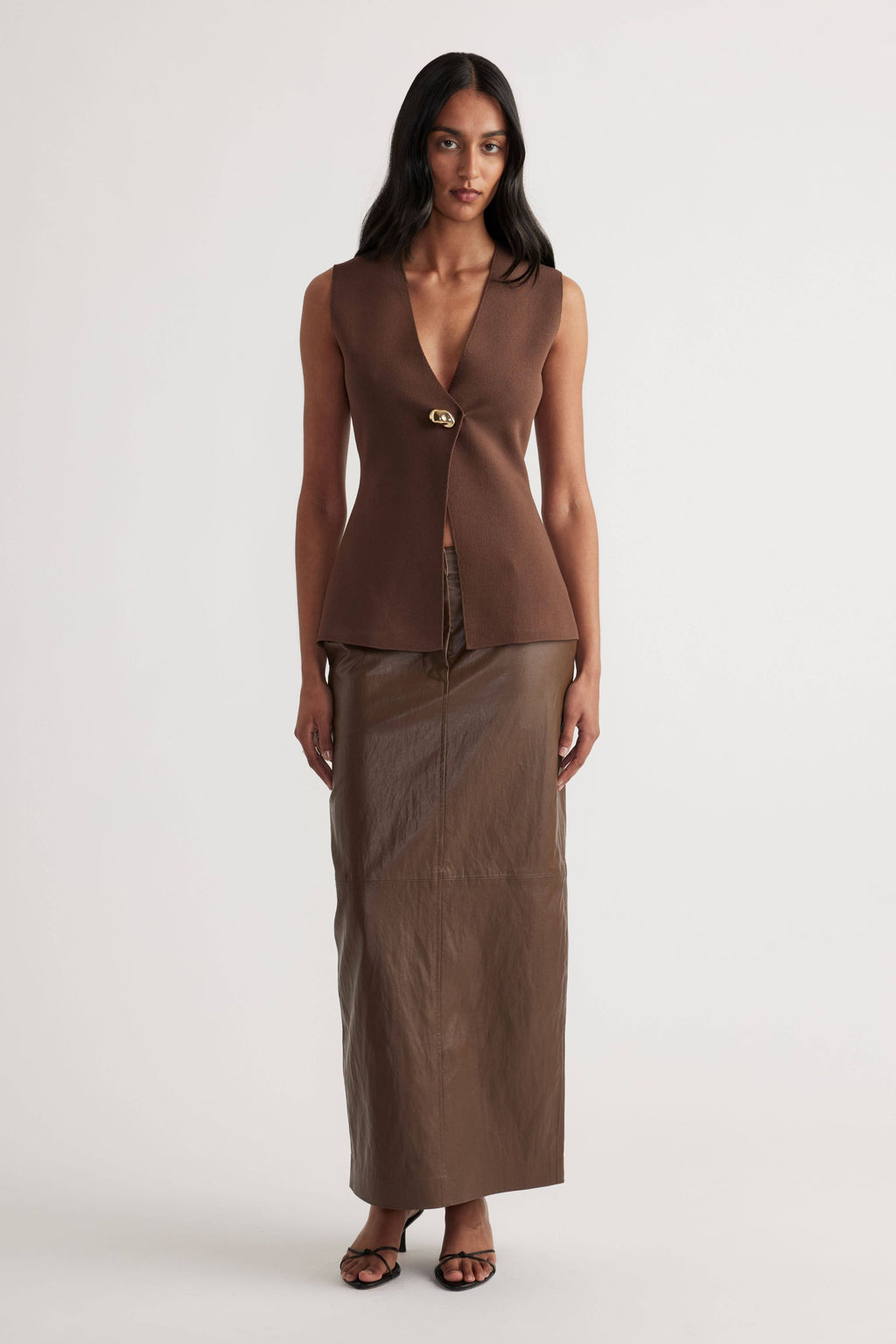 Maddie Longline Knit Vest