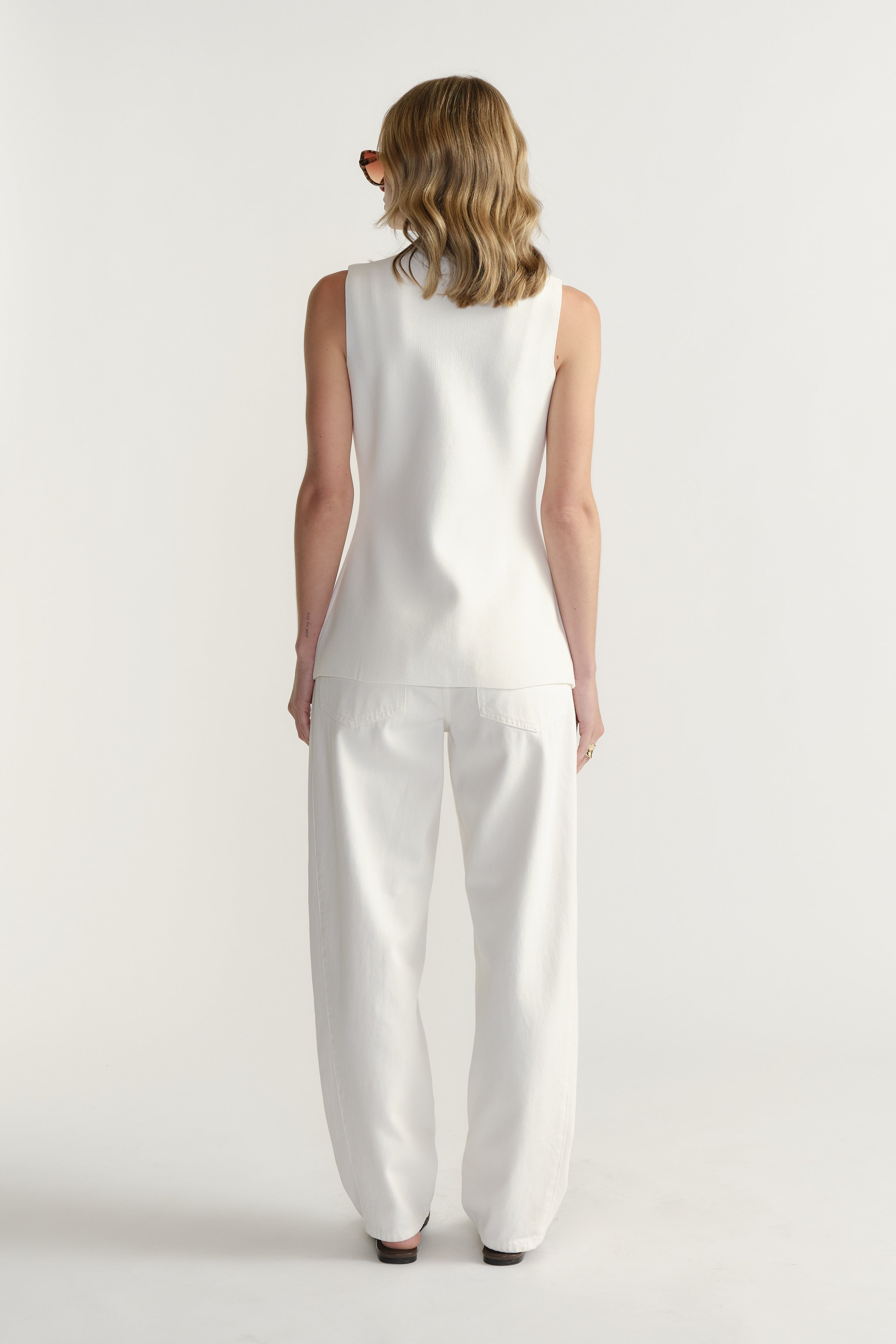 Maddie Longline Knit Vest