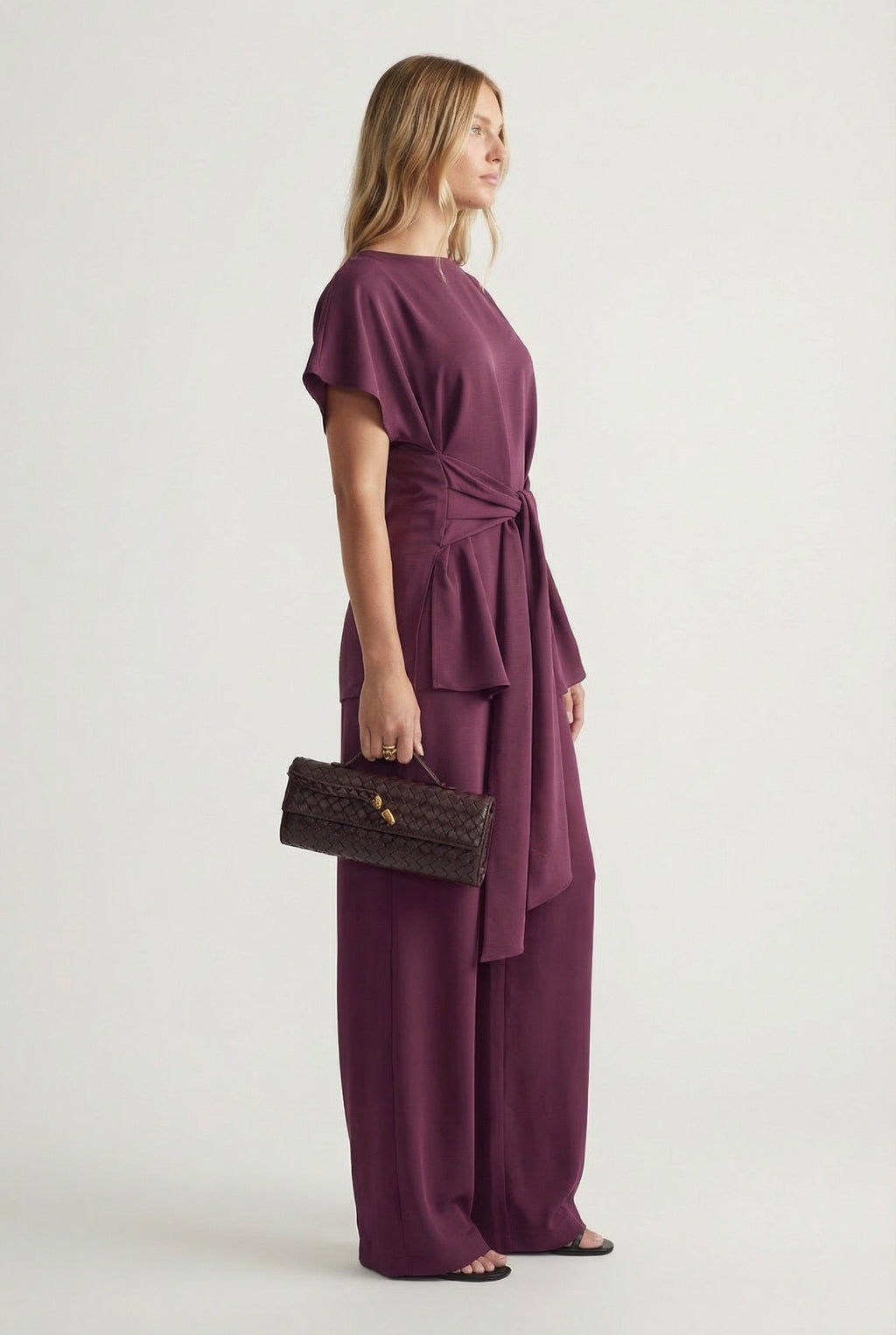 Sophie Relaxed Pant Plum