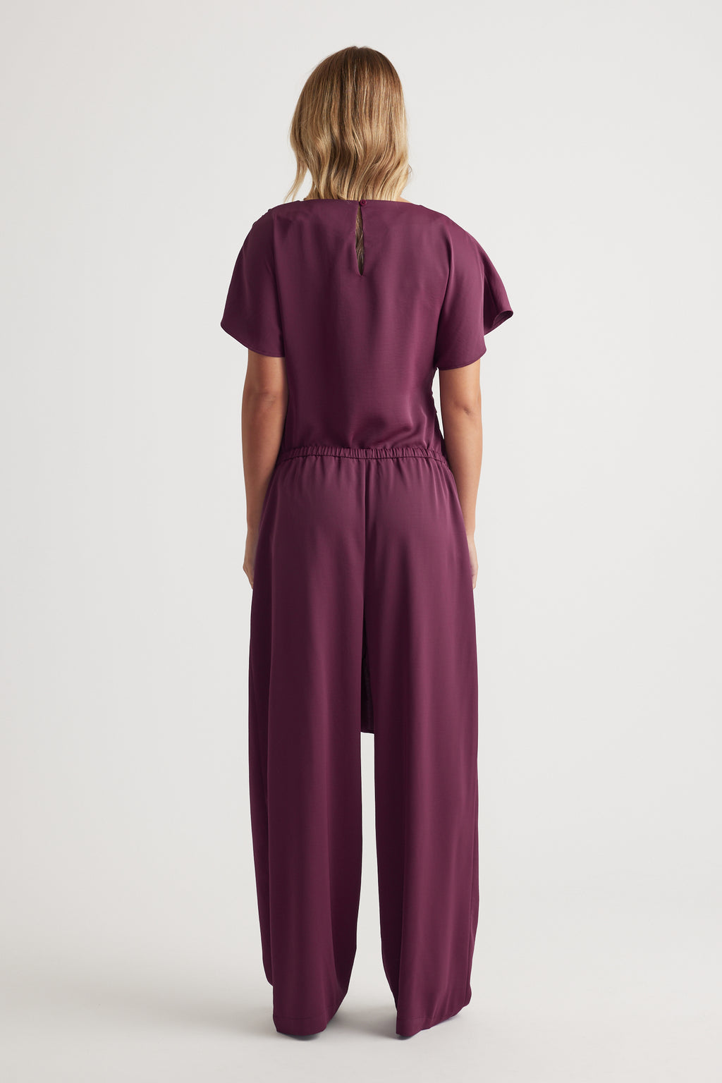 Sophie Relaxed Pant Plum