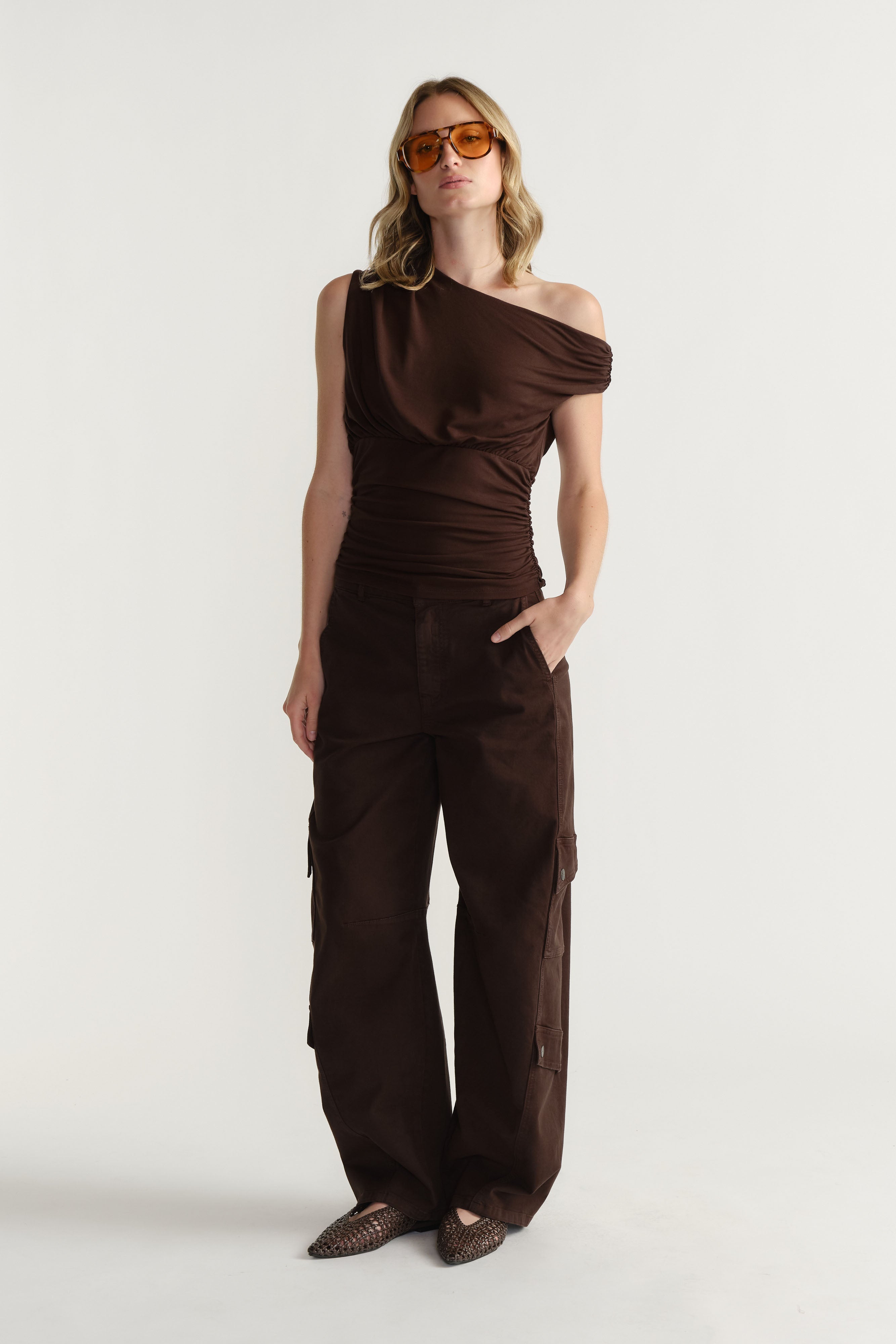 Alexa Barrel Cargo Pants