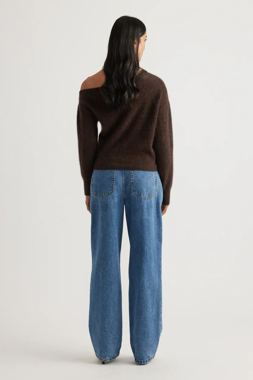 Elle Drop Shoulder Wool Jumper