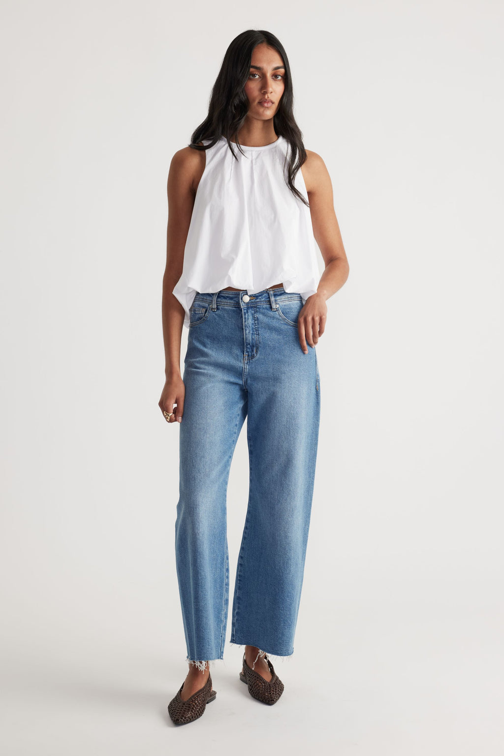 Rey Cotton Bubble Top