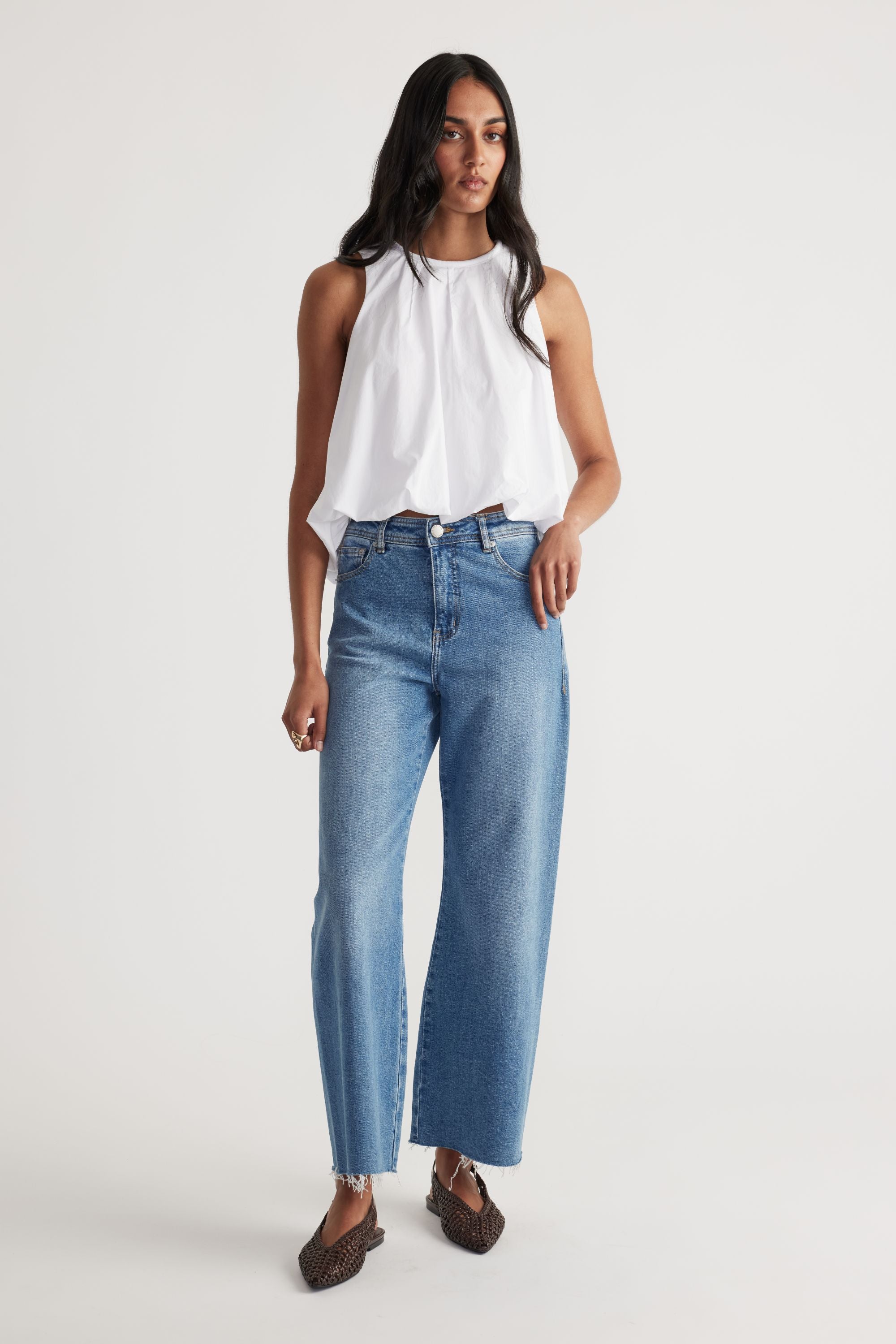 Rey Cotton Bubble Top