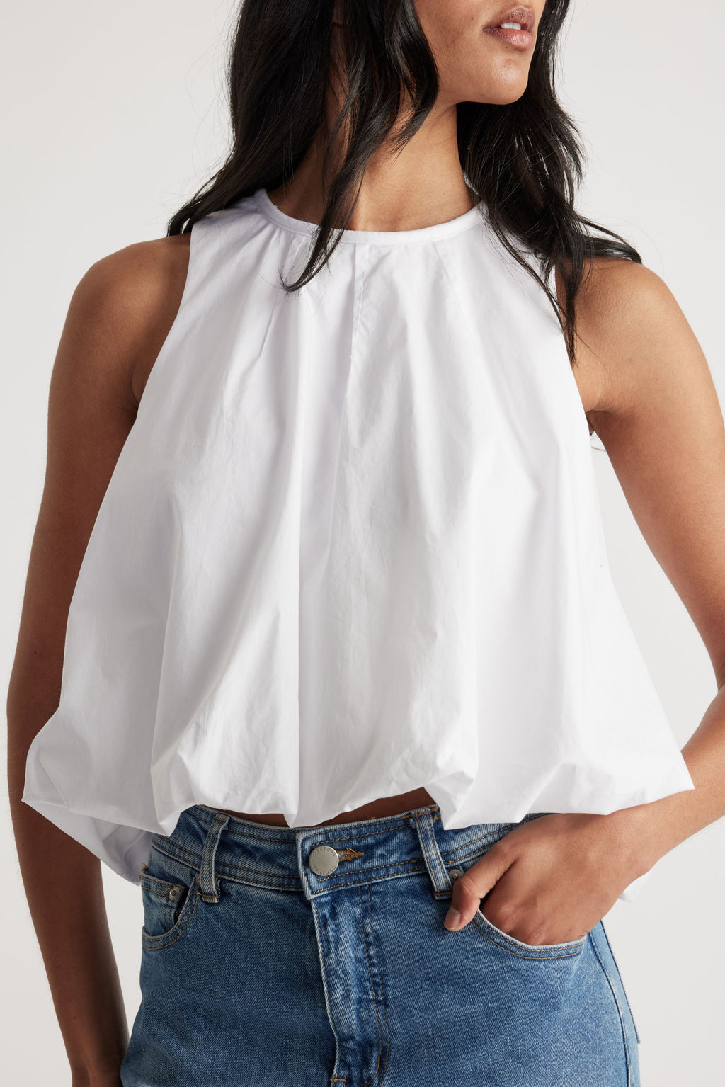 Rey Cotton Bubble Top