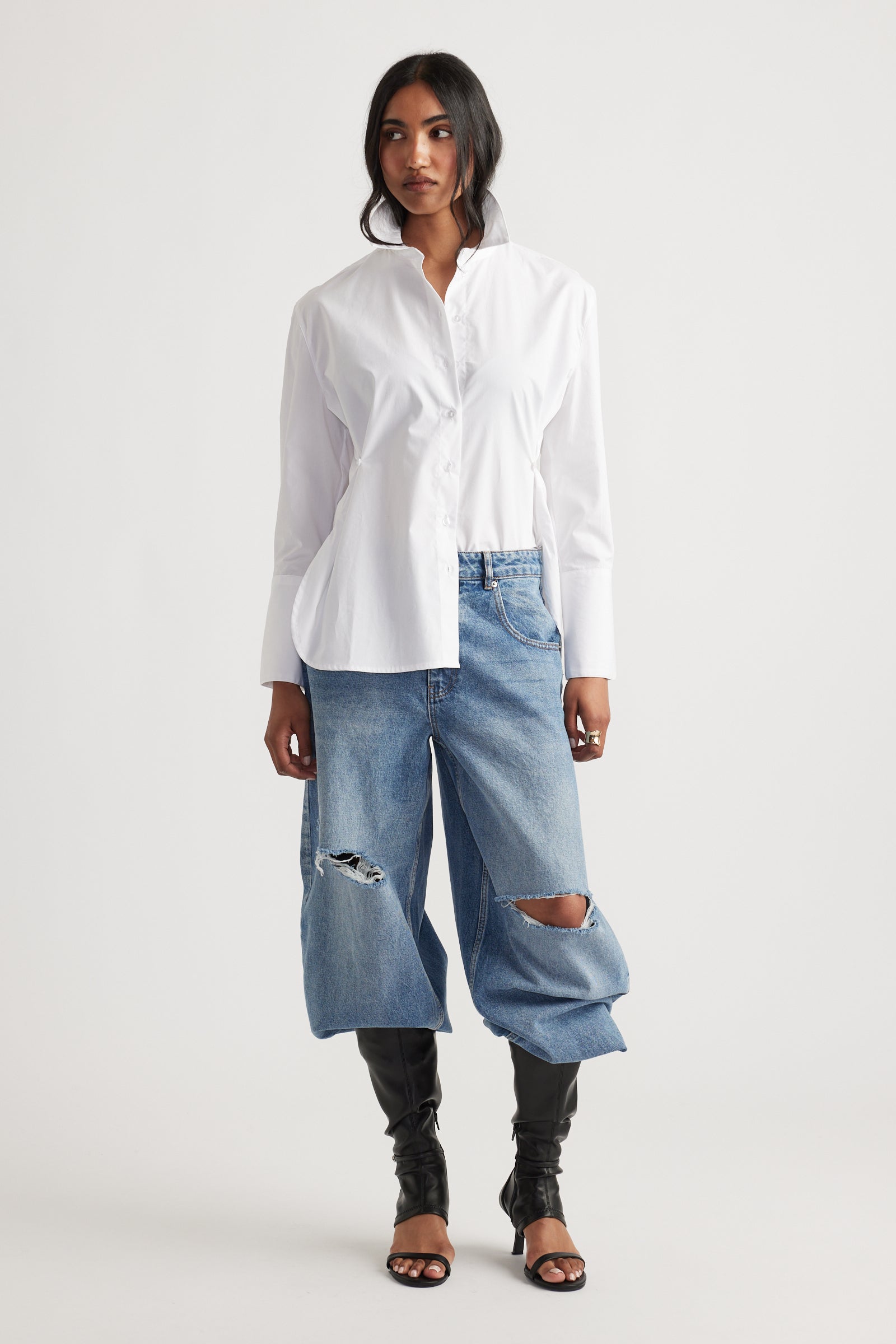 Kristy Side Button Shirt