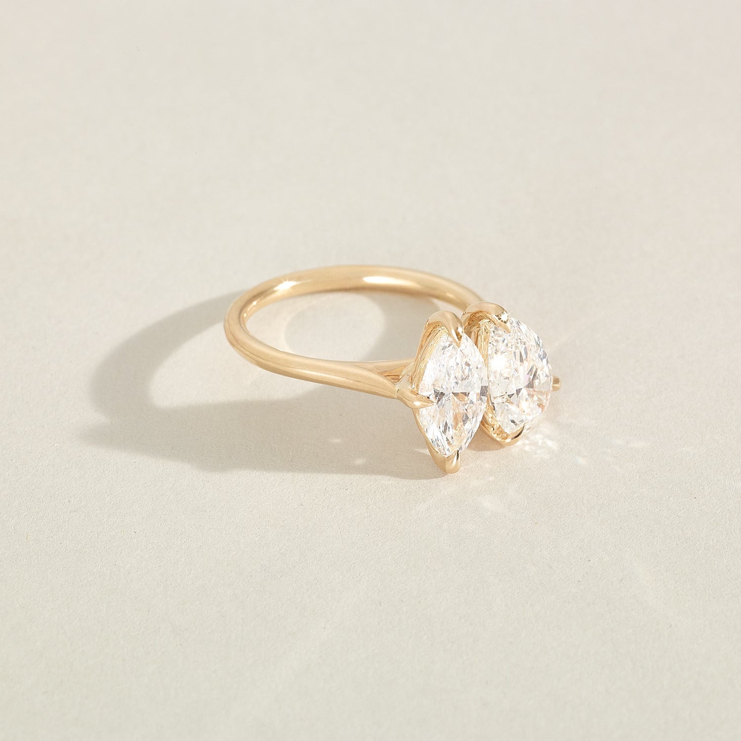 Léa | Pear & Marquise Toi et Moi Lab-Grown Diamond Engagement Ring