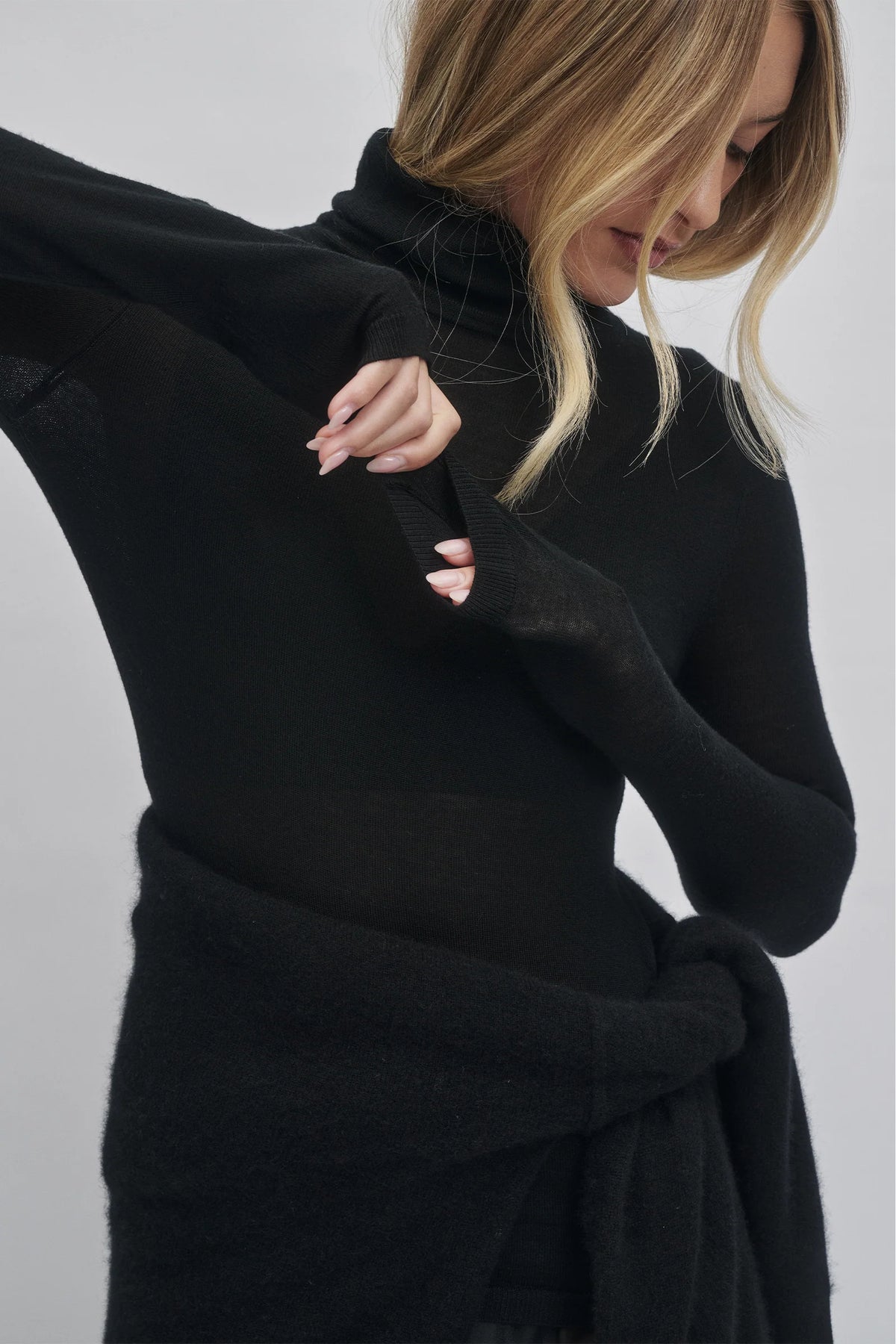 Aya Fine Wool Knit Top