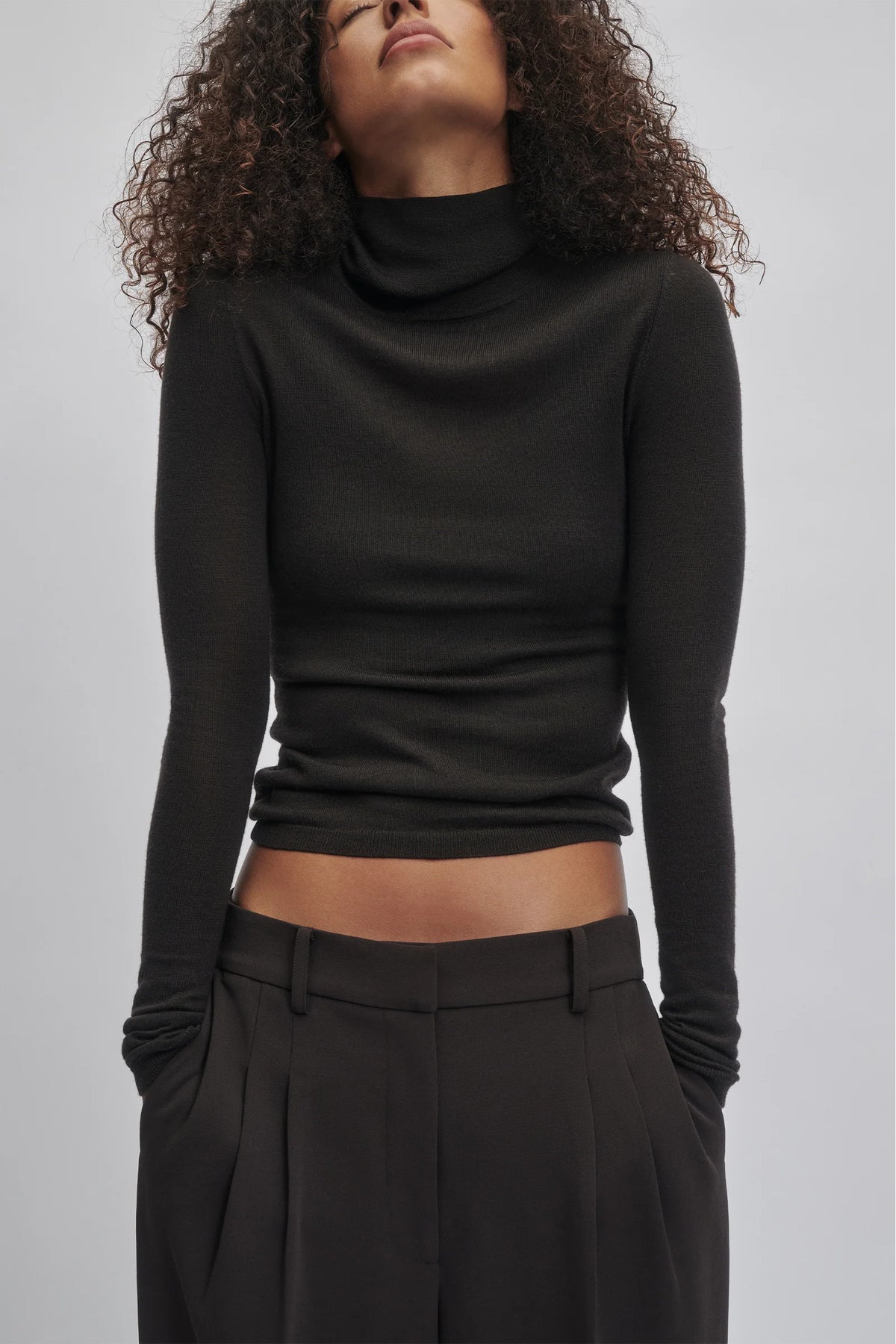 Aya Fine Wool Knit Top