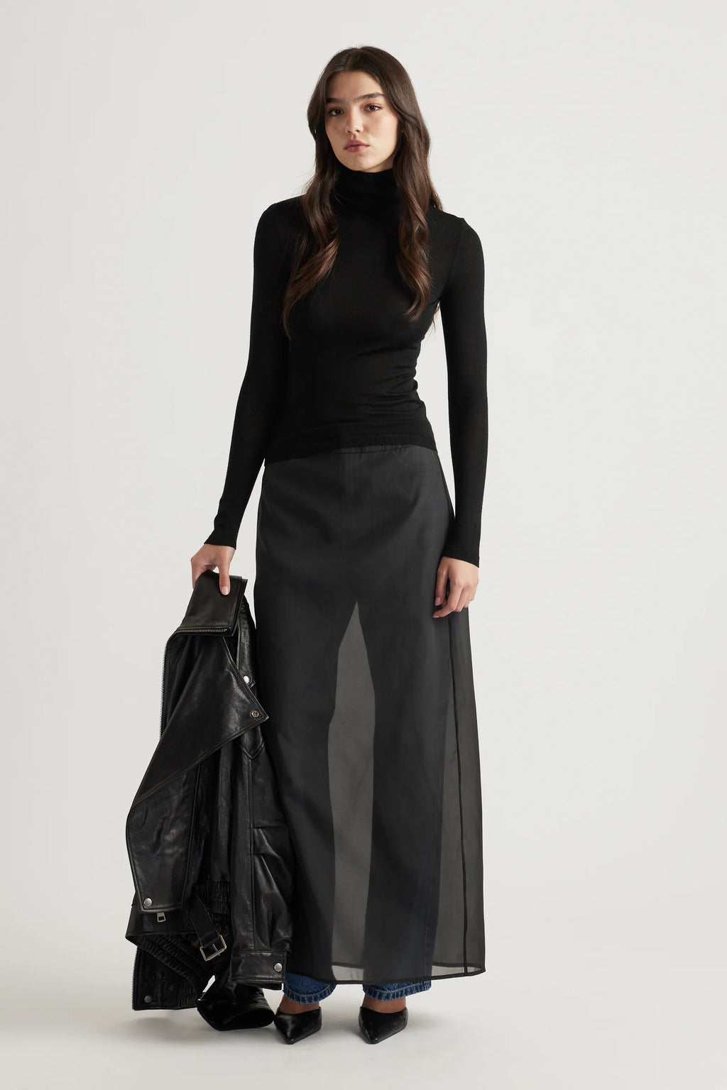 Aya Fine Wool Knit Top