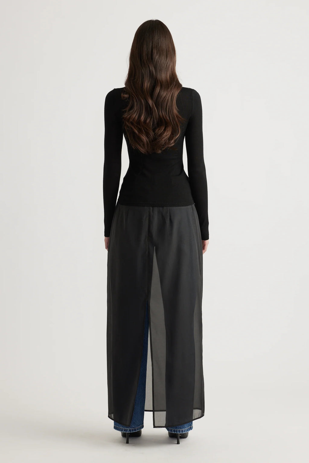Aya Fine Wool Knit Top