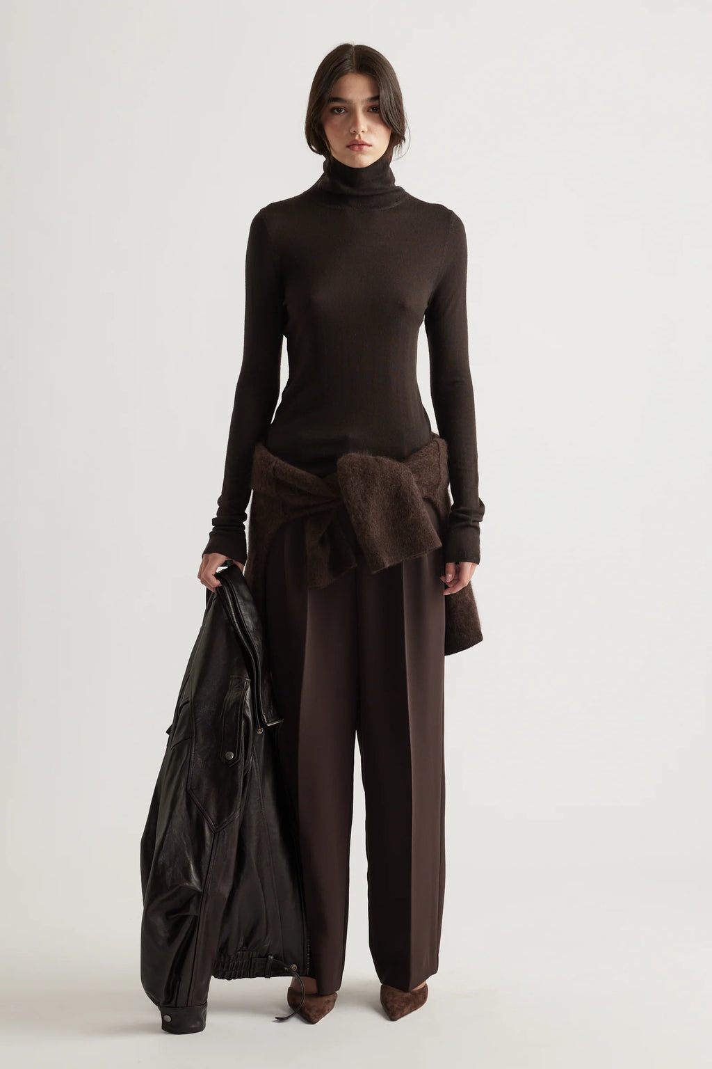 Aya Fine Wool Knit Top