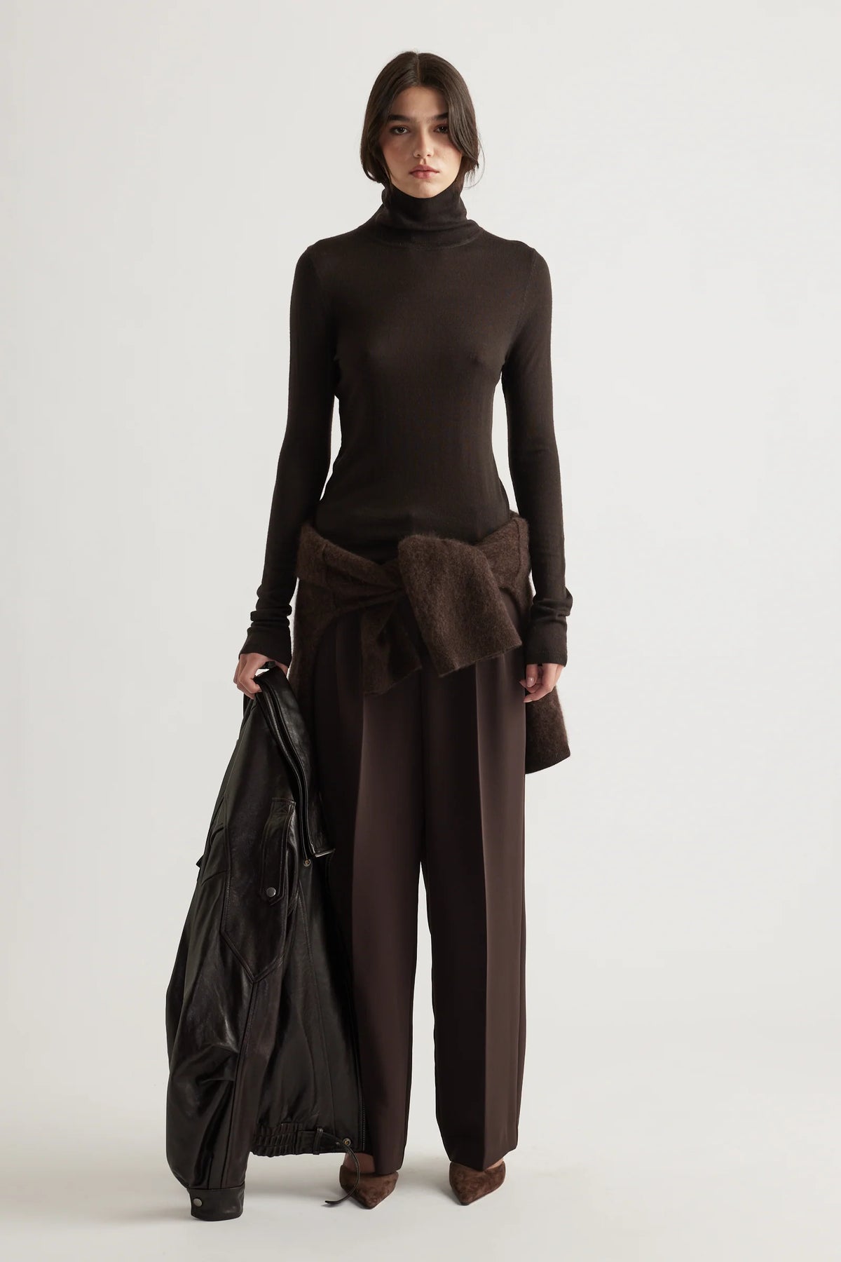 Aya Fine Wool Knit Top