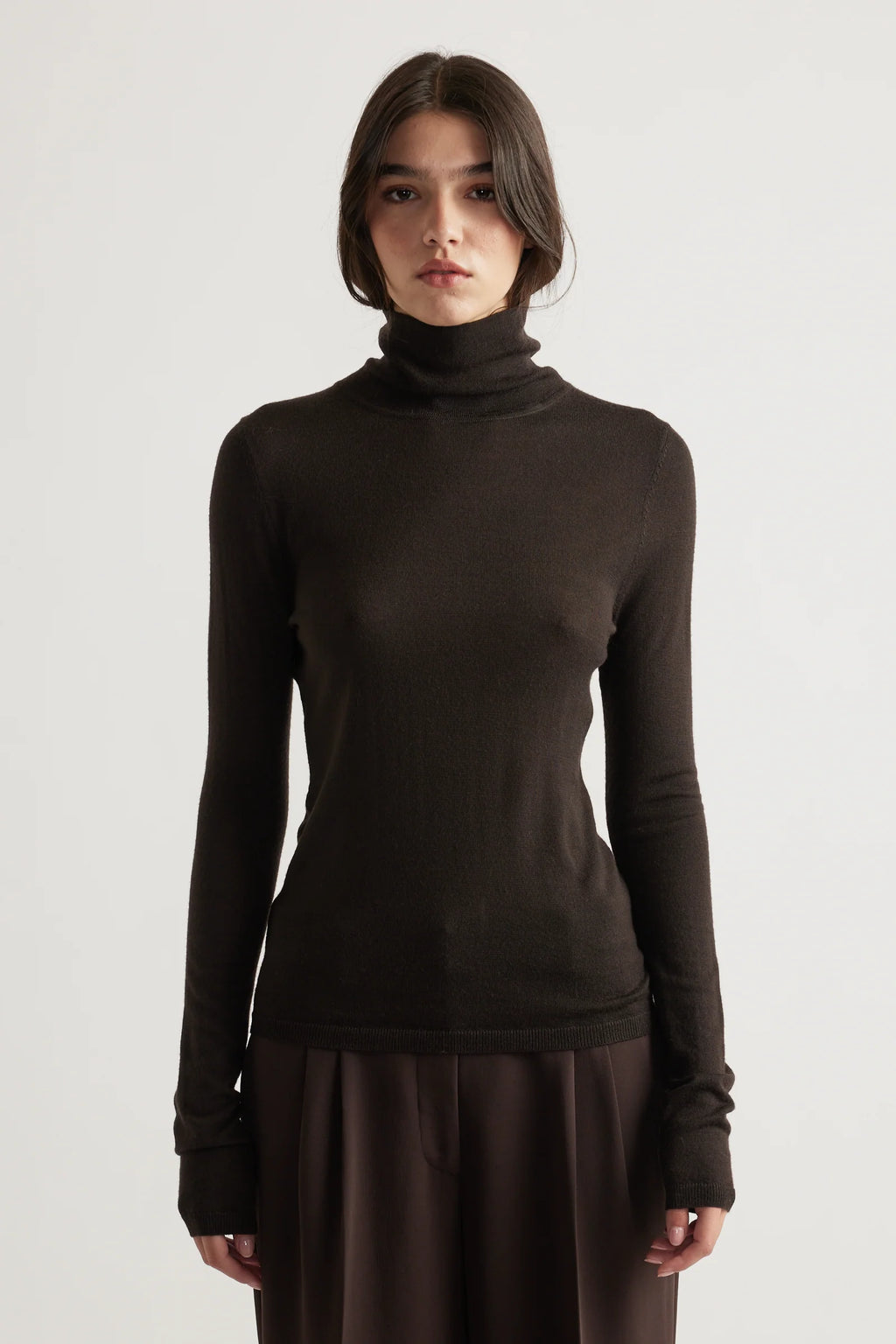 Aya Fine Wool Knit Top