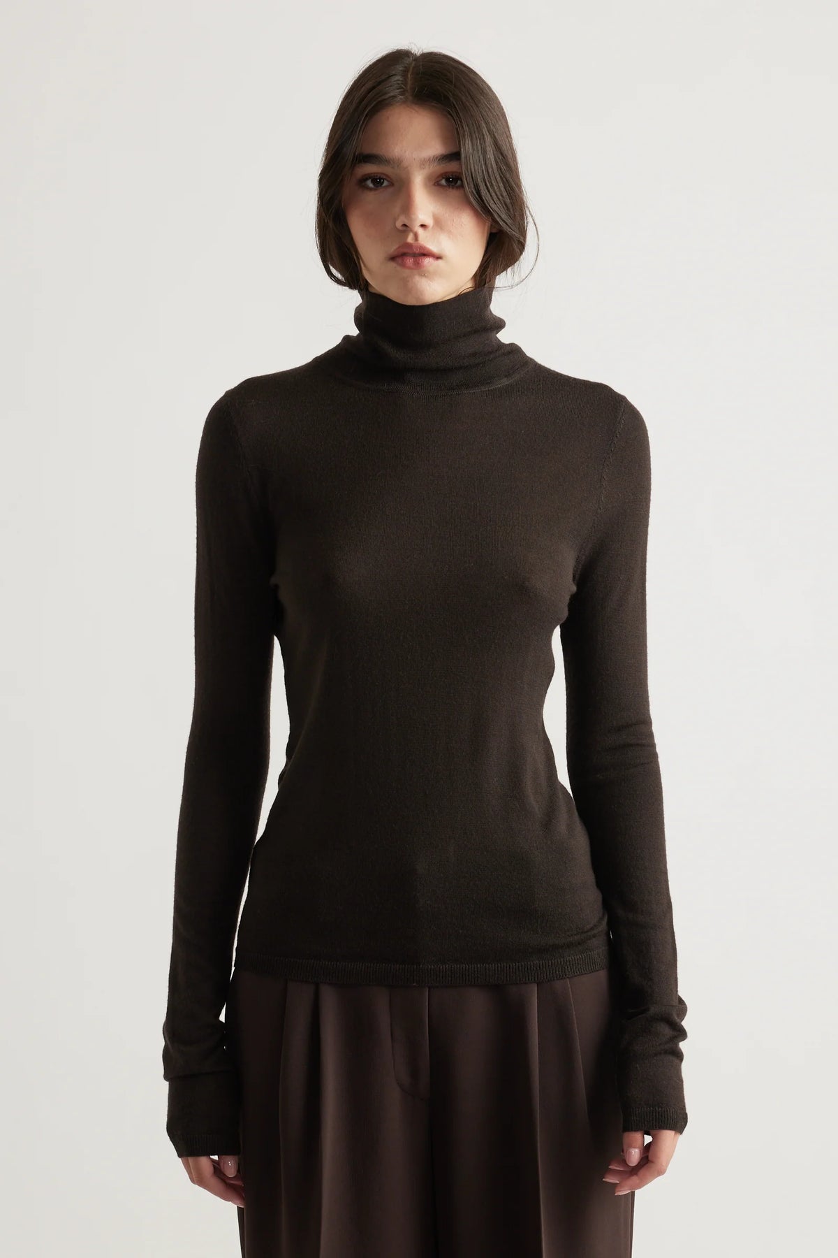 Aya Fine Wool Knit Top