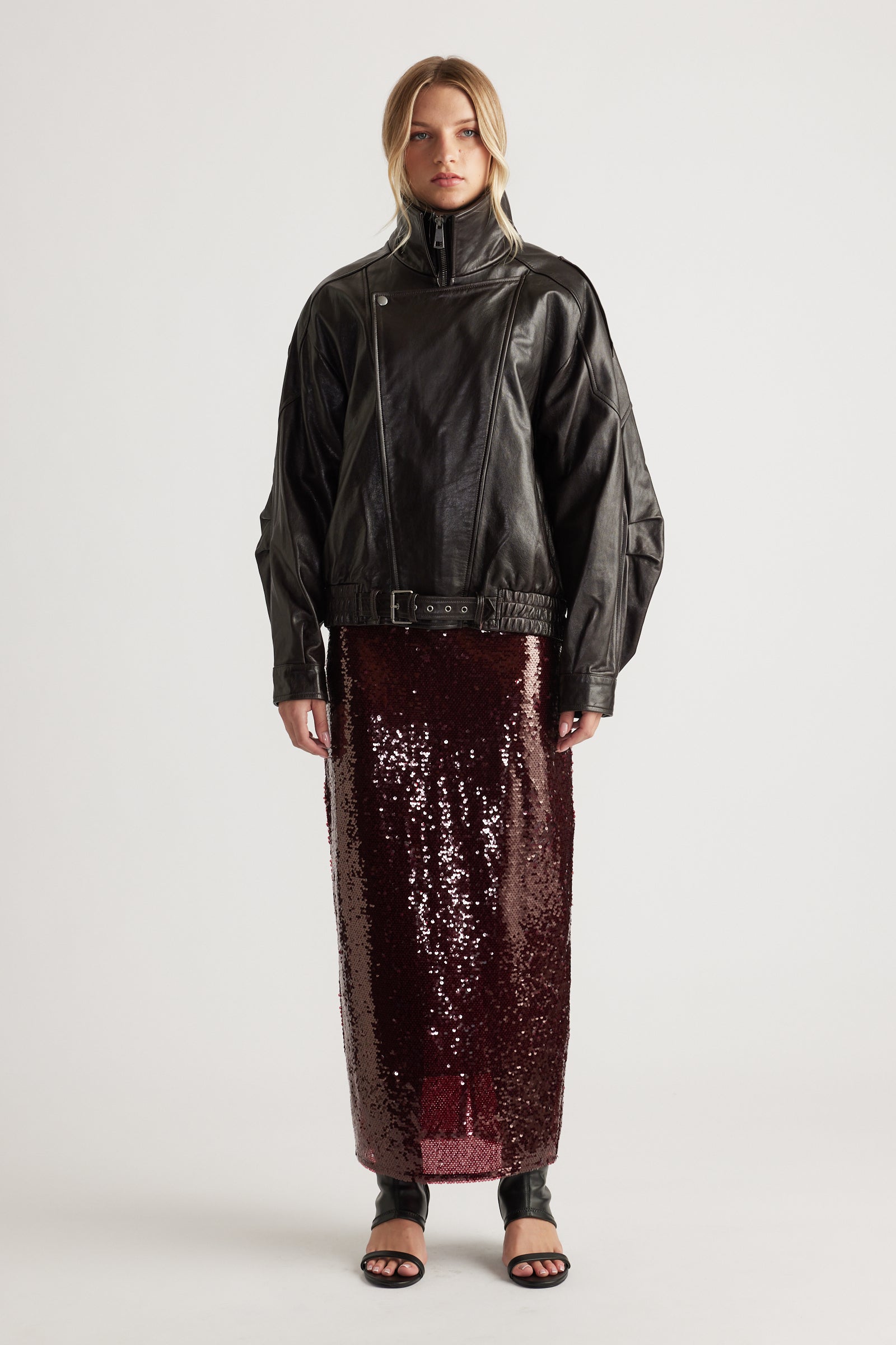 Selena Sequin Maxi Skirt