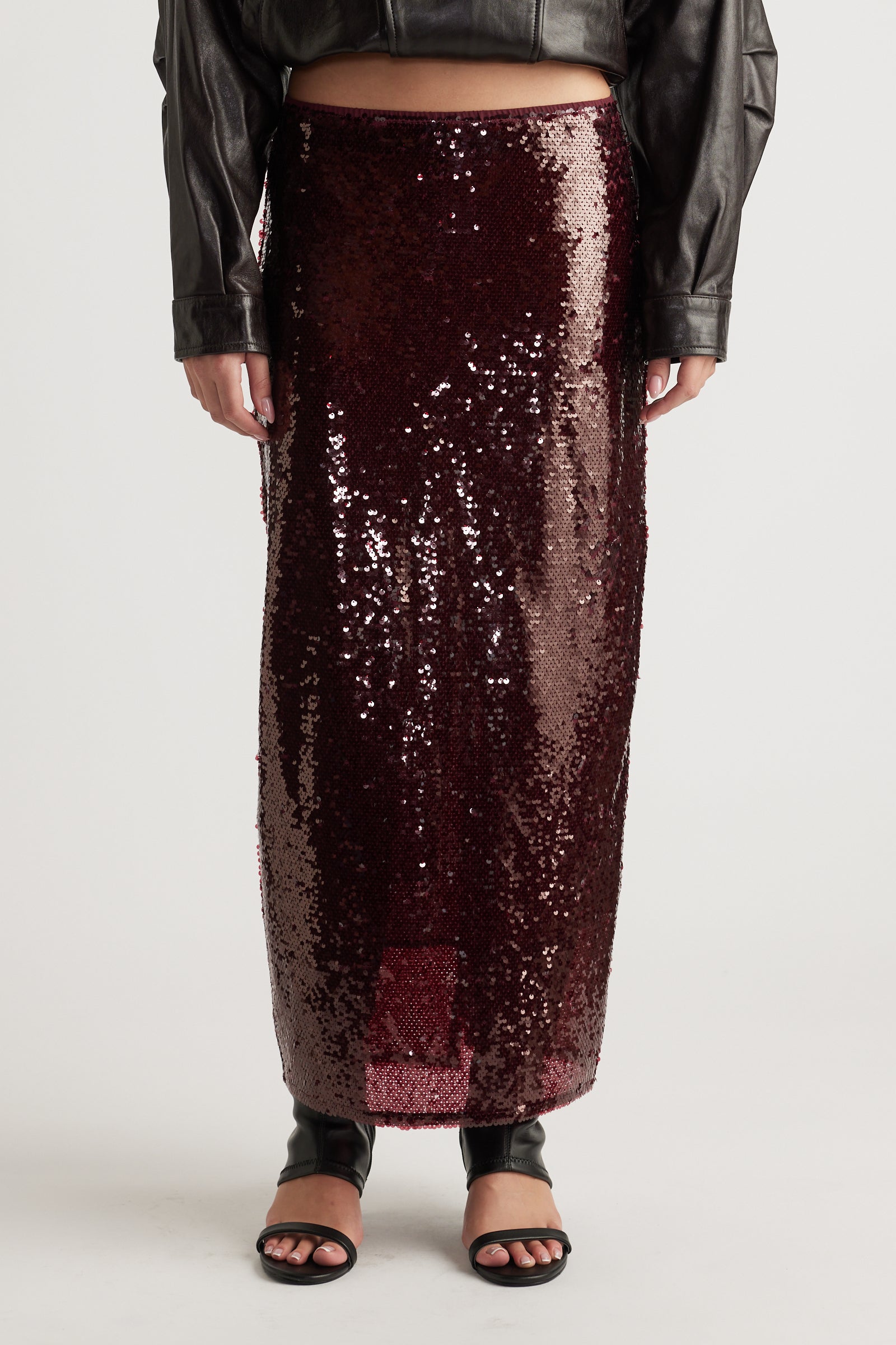 Selena Sequin Maxi Skirt