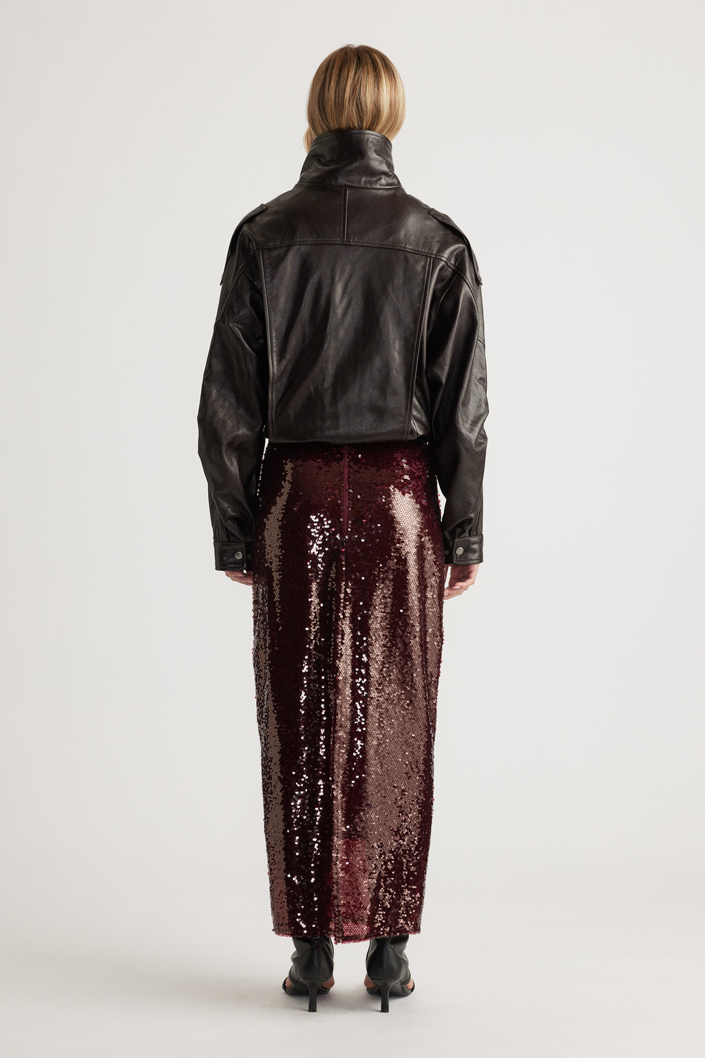 Selena Sequin Maxi Skirt