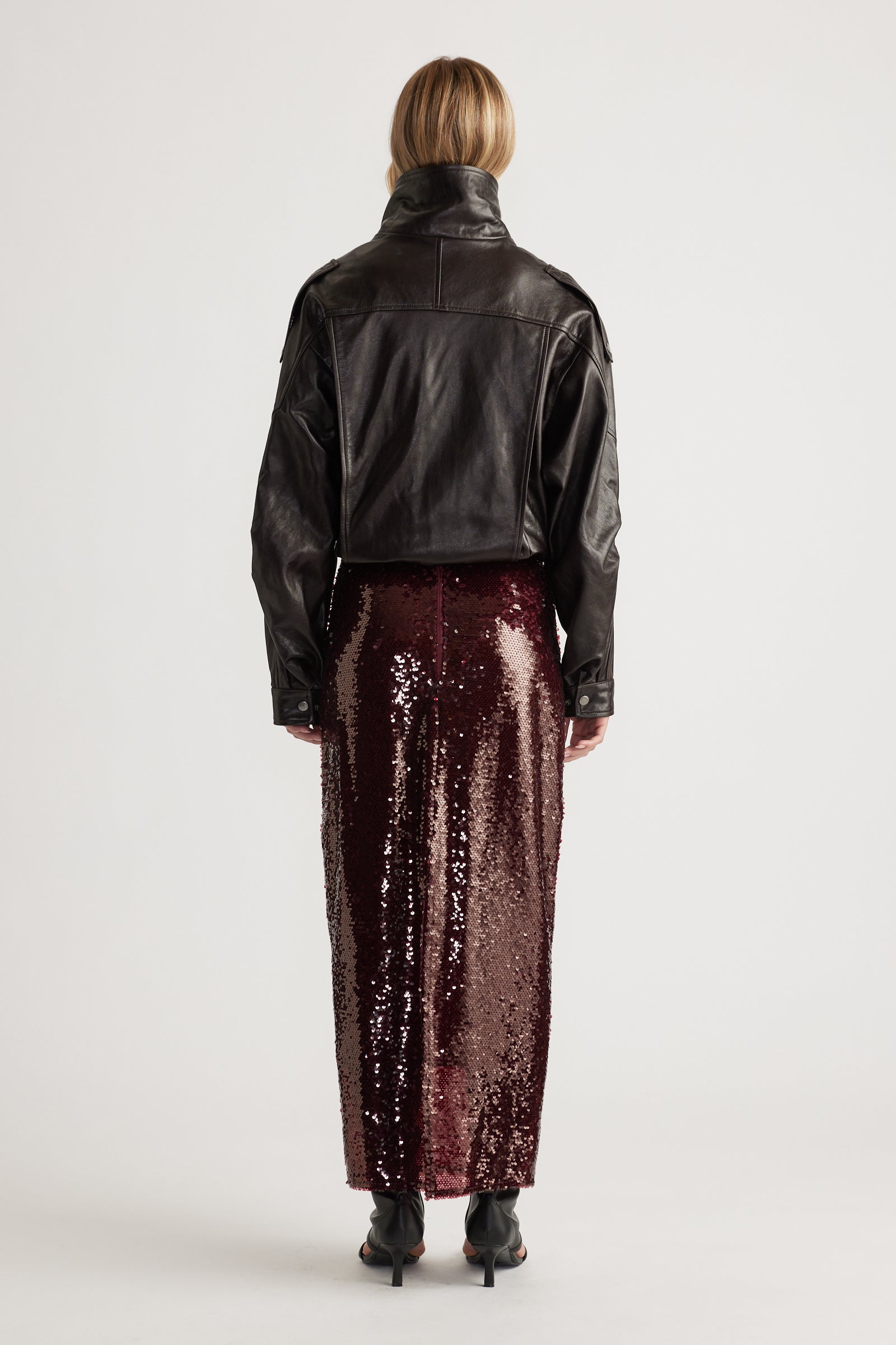 Selena Sequin Maxi Skirt