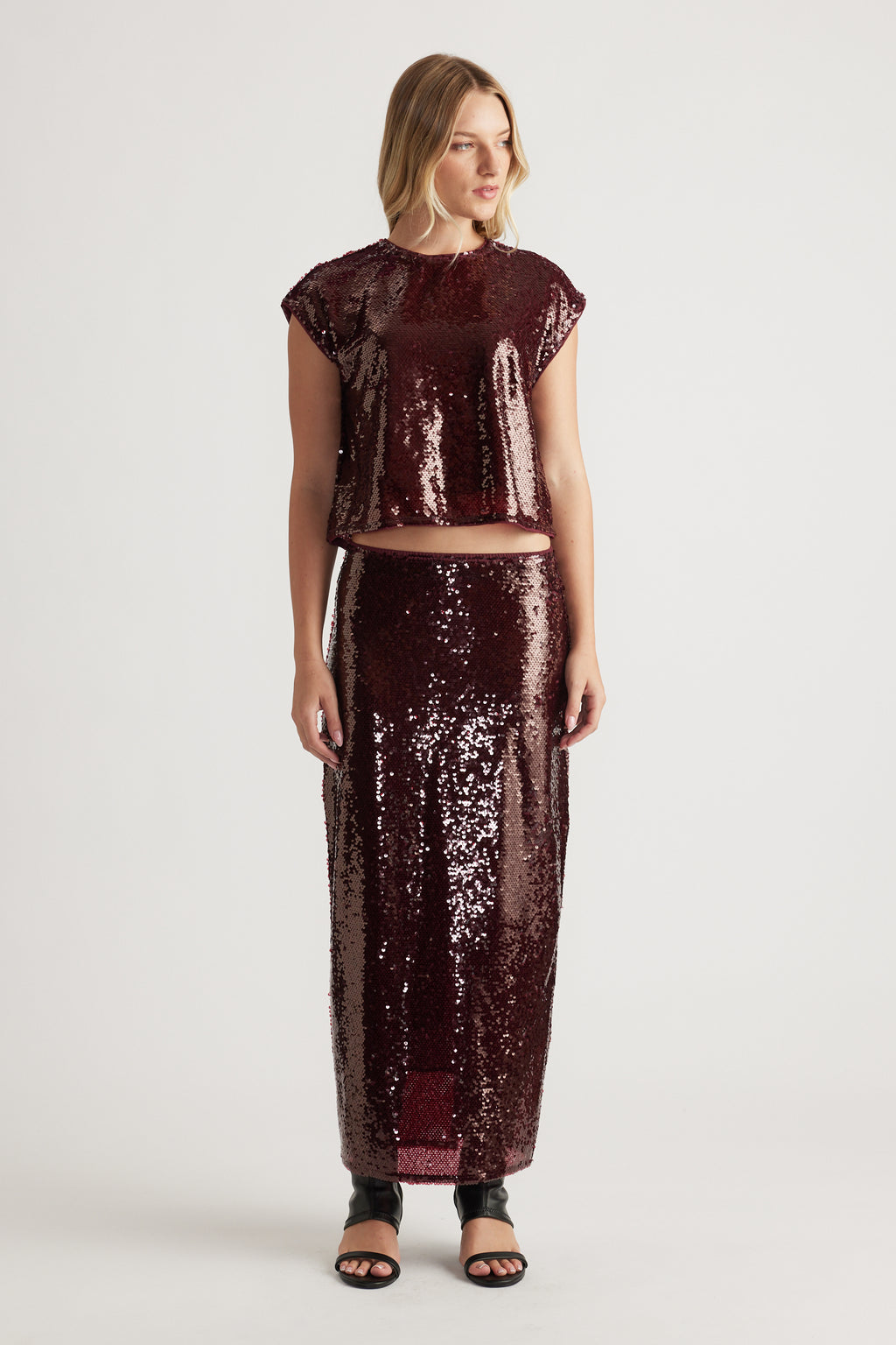 Selena Sequin Shell Top