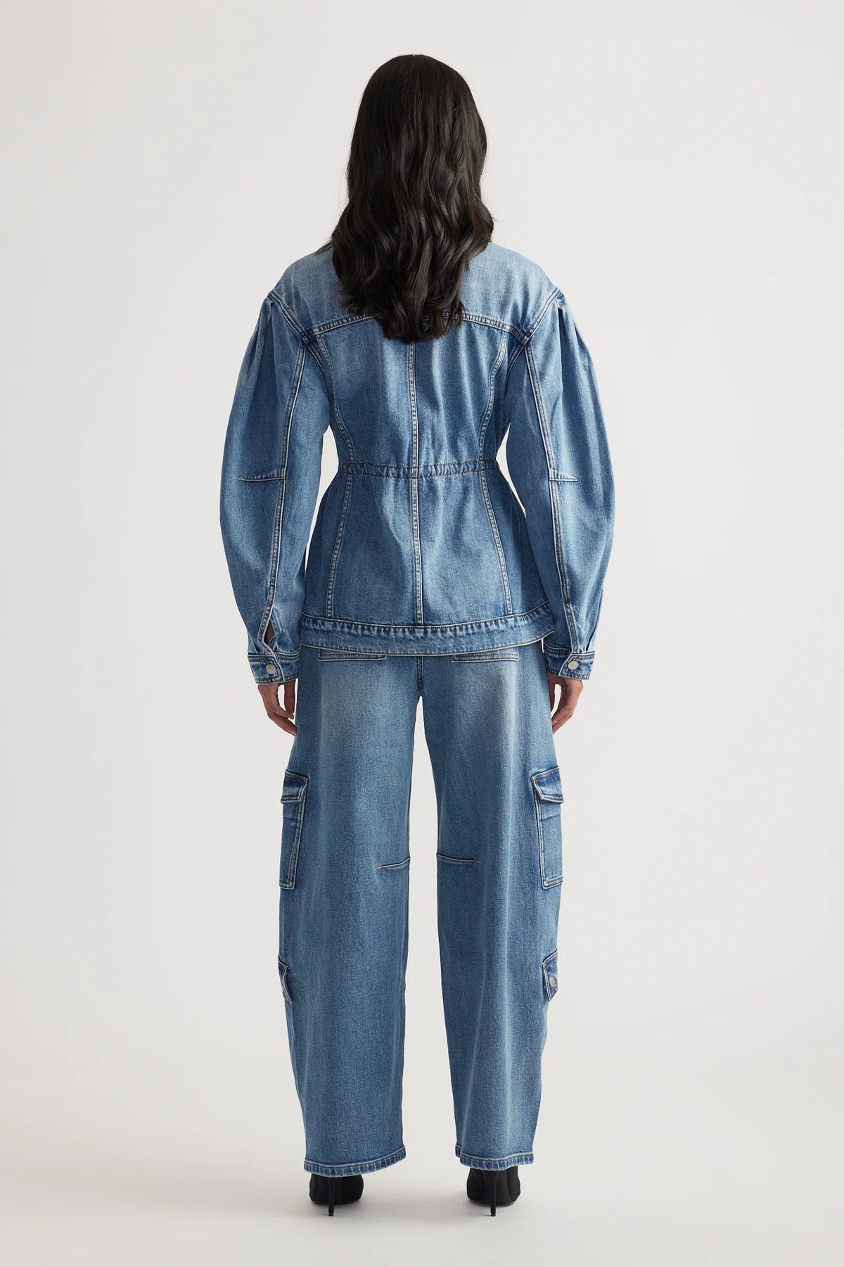 Alyssa Cinched Denim Jacket