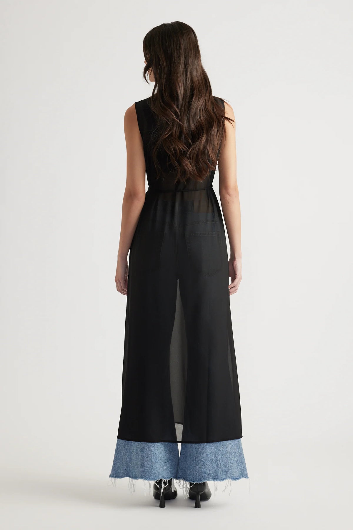 Eliza Sheer Maxi Dress